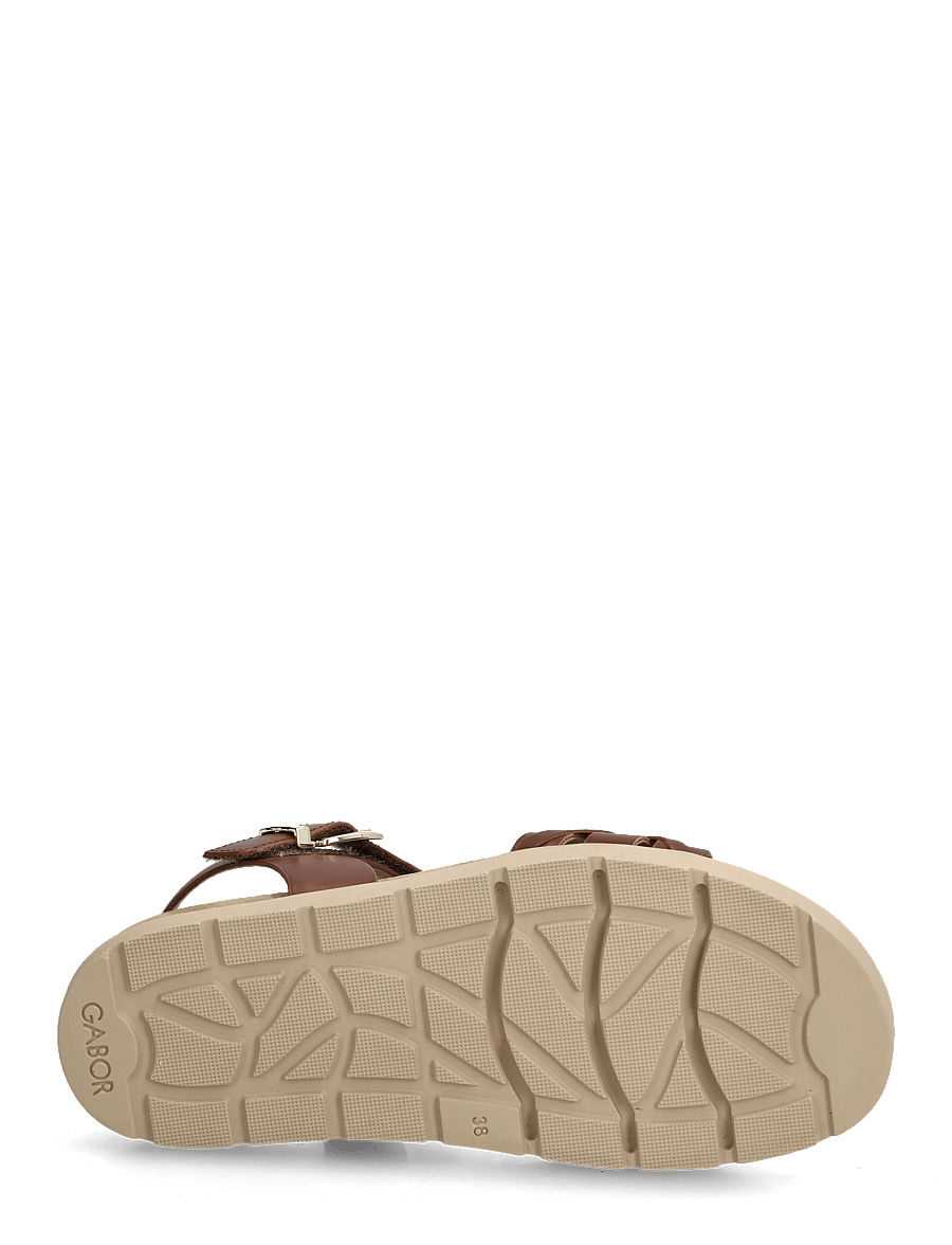 Gabor - Sandal - plateau-sandalen - cognac - 4