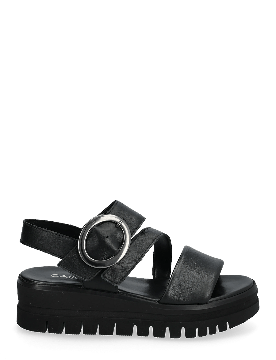 Gabor - Sandal - plateau-sandalen - black - 1