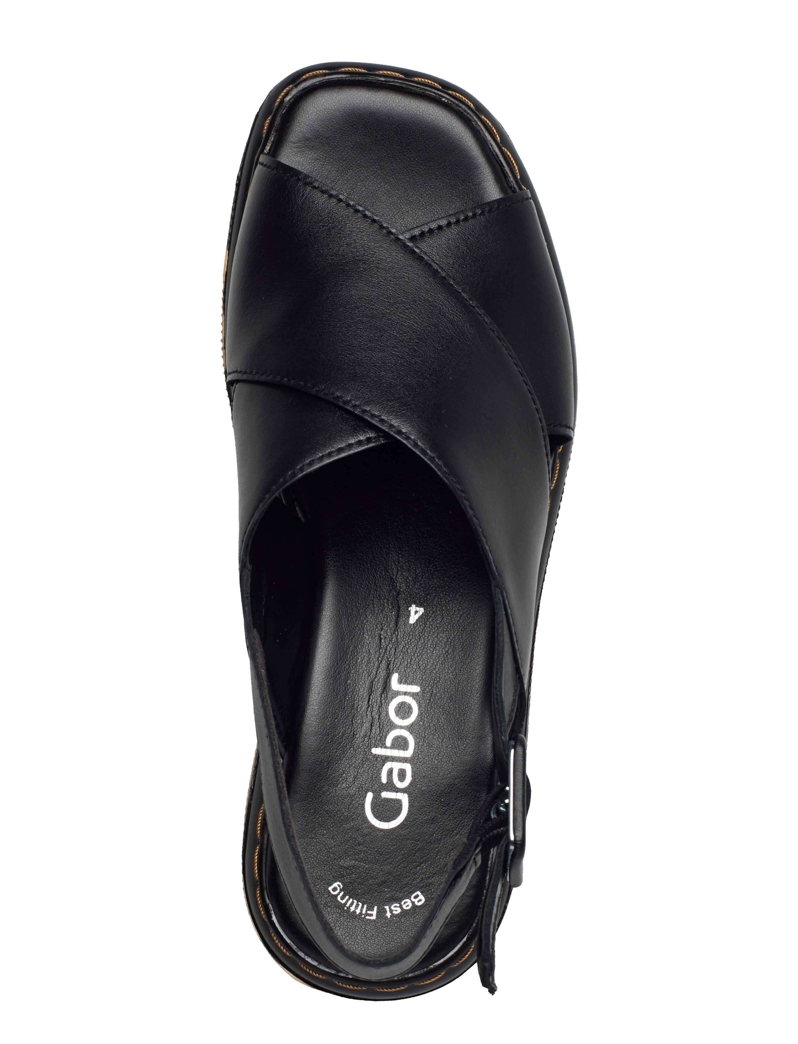 Gabor - Wedge sandal - black - 3