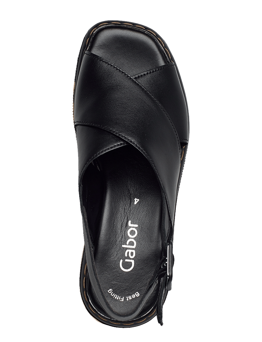 Gabor - Wedge sandal - black - 3