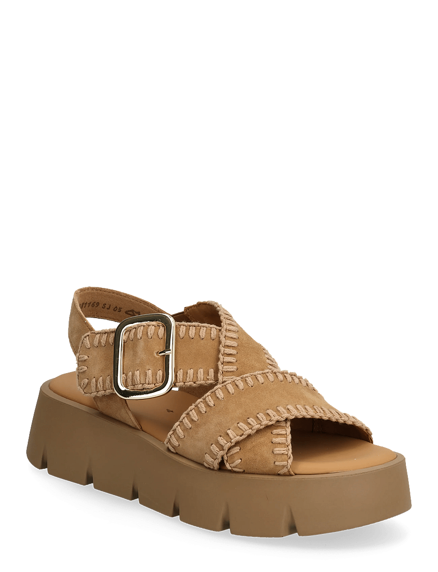Gabor - Sandal - plateau-sandalen - cognac - 0