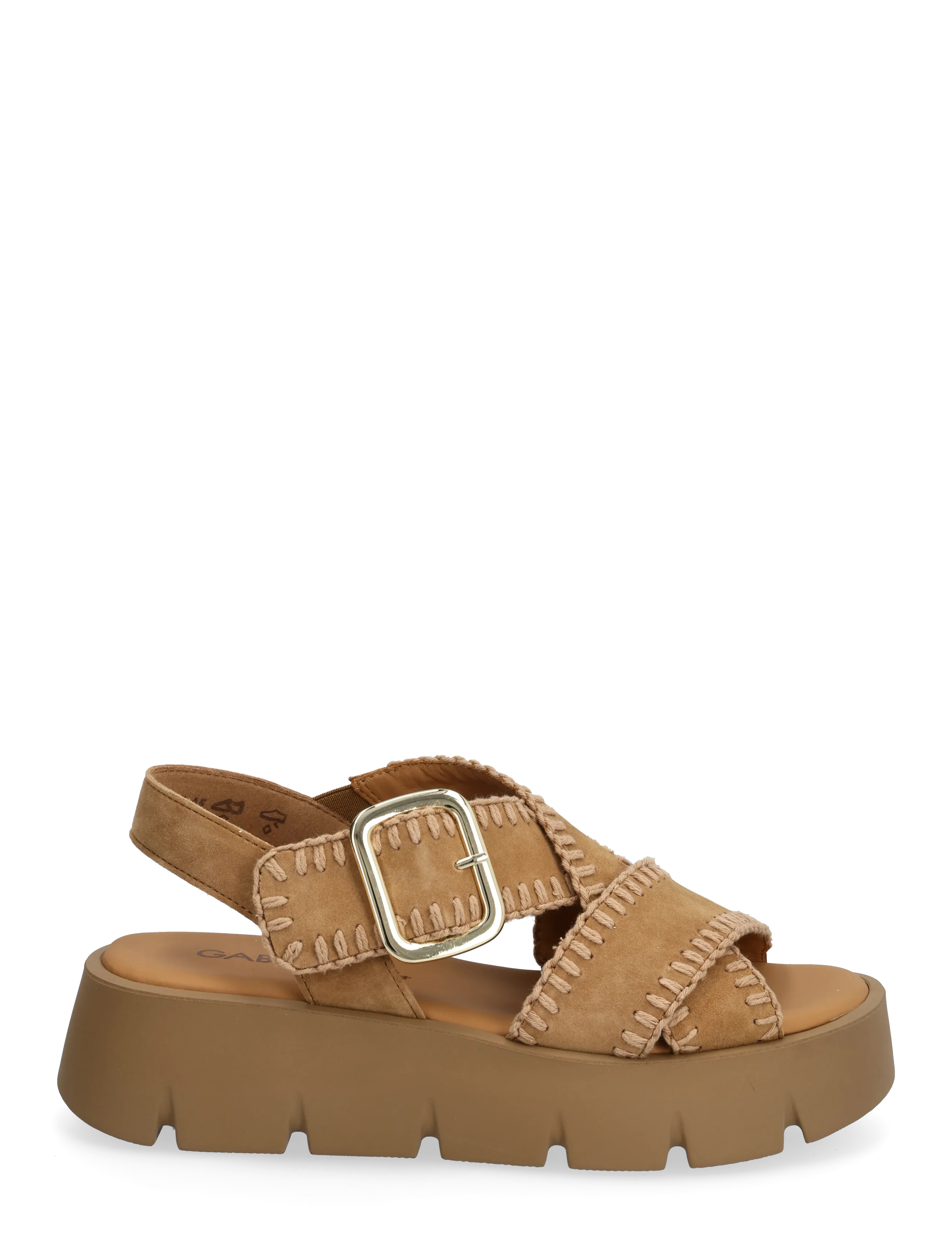 Gabor - Sandal - plateau-sandalen - cognac - 1