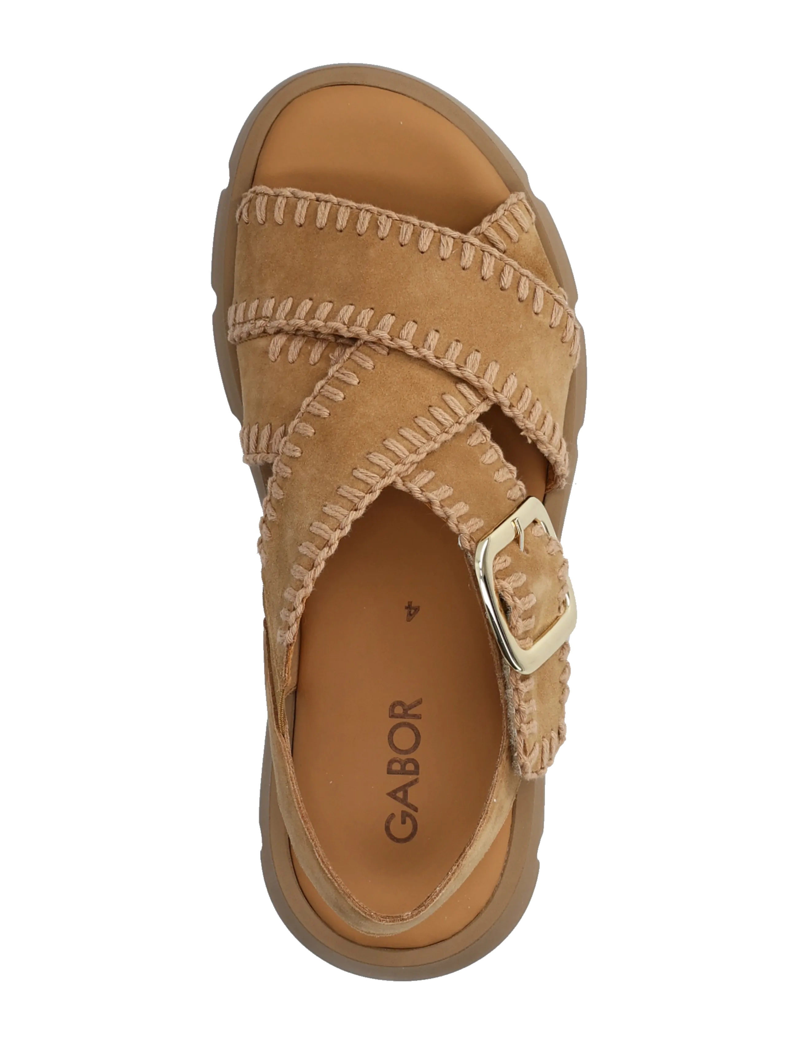 Gabor - Sandal - platåsandaler - cognac - 3