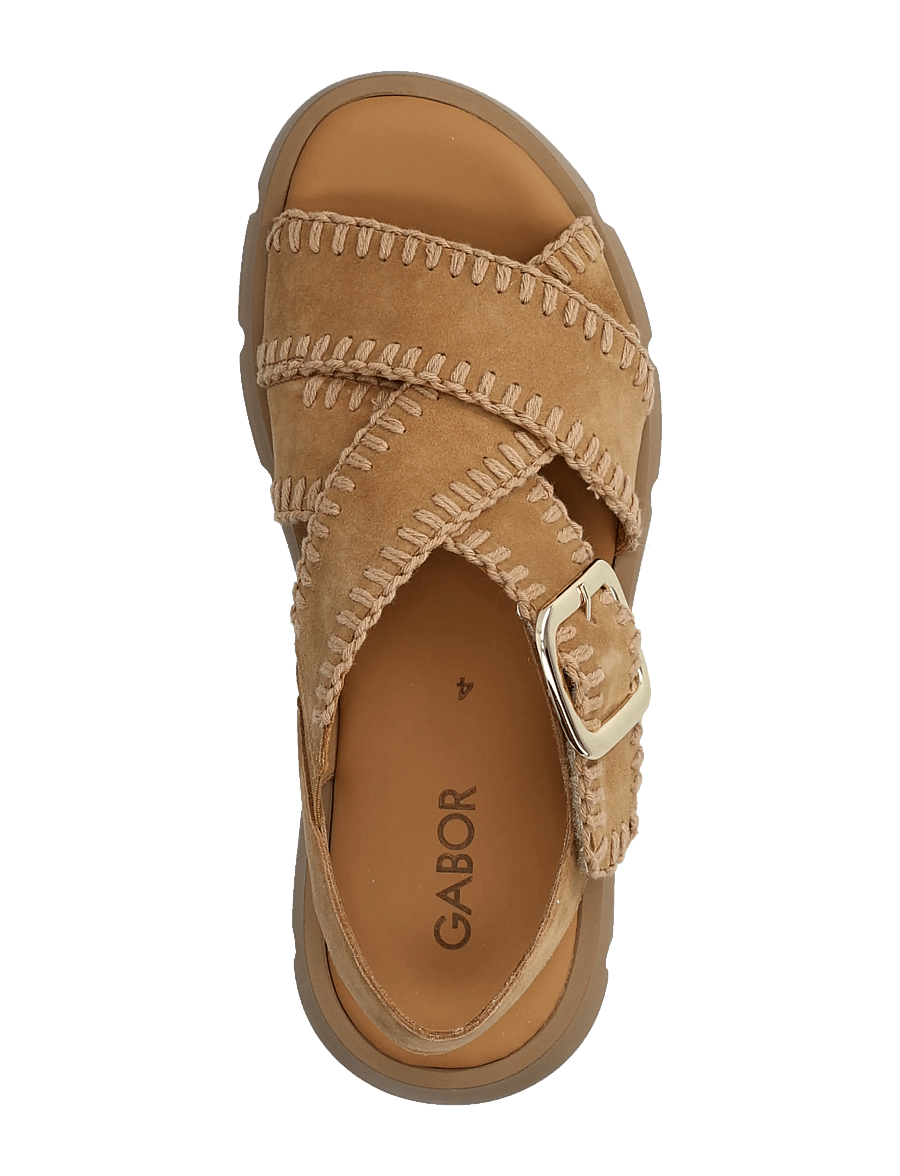 Gabor - Sandal - plateau-sandalen - cognac - 3