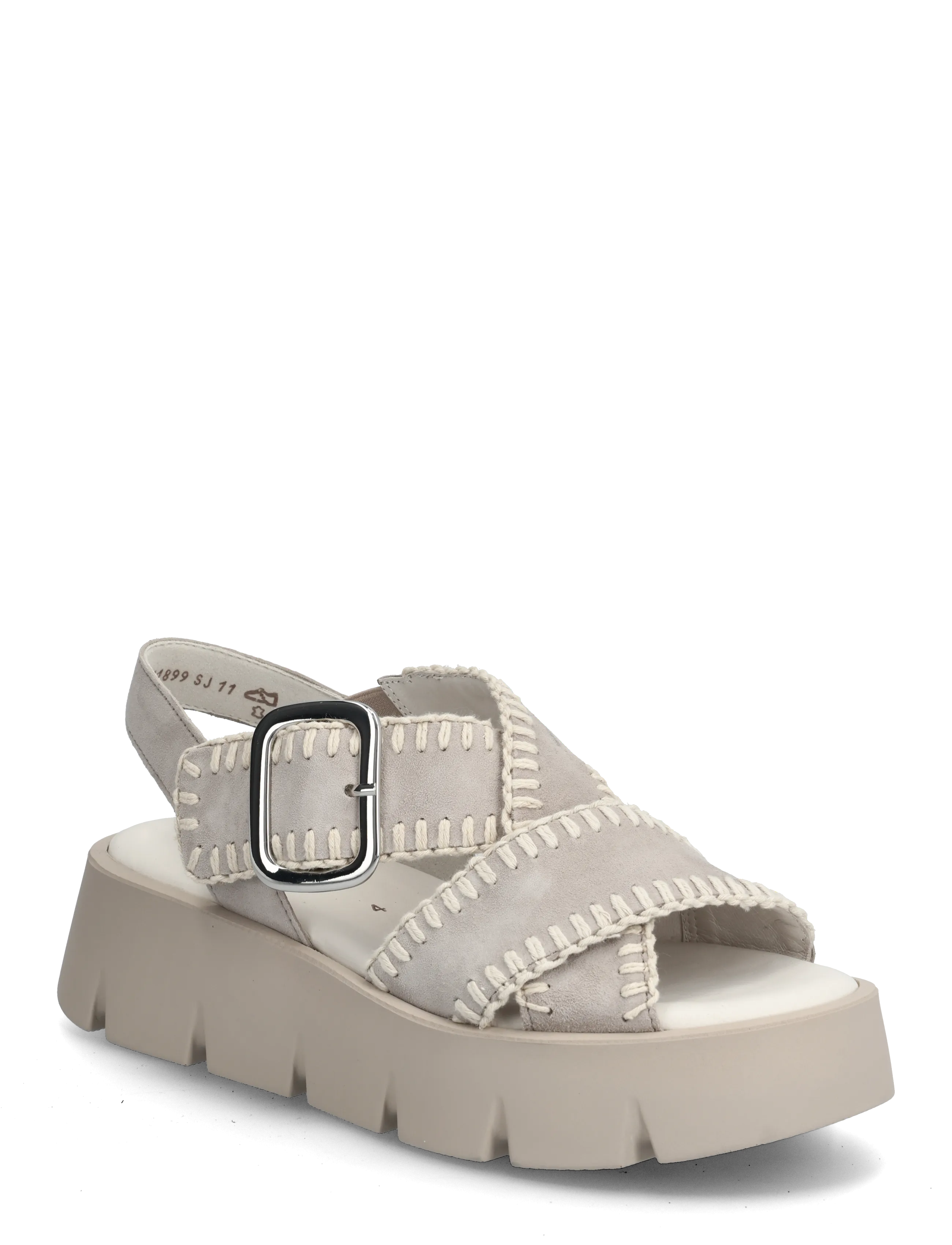 Gabor Sandal, 42, Sandals, Grau - Platform Frauen