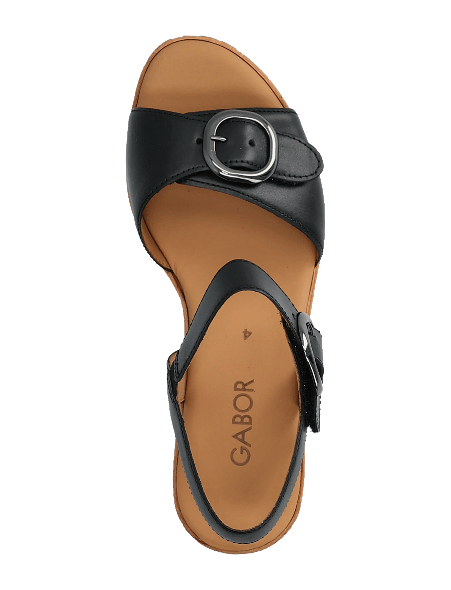 Gabor - Ankle-strap sandal - sandaletten - black - 3