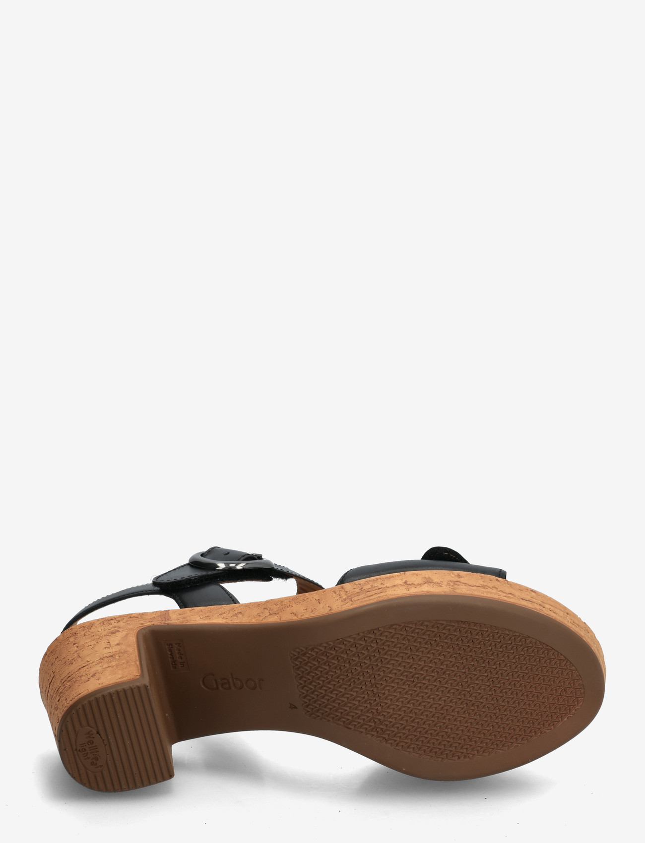 Gabor - Ankle-strap sandal - sandaler med hæl - black - 4