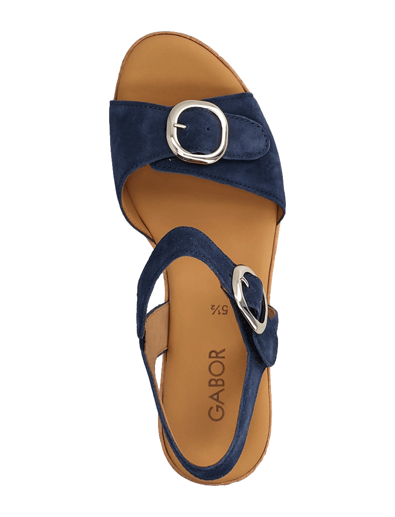 Gabor - Ankle-strap sandal - sandaletten - blue - 3