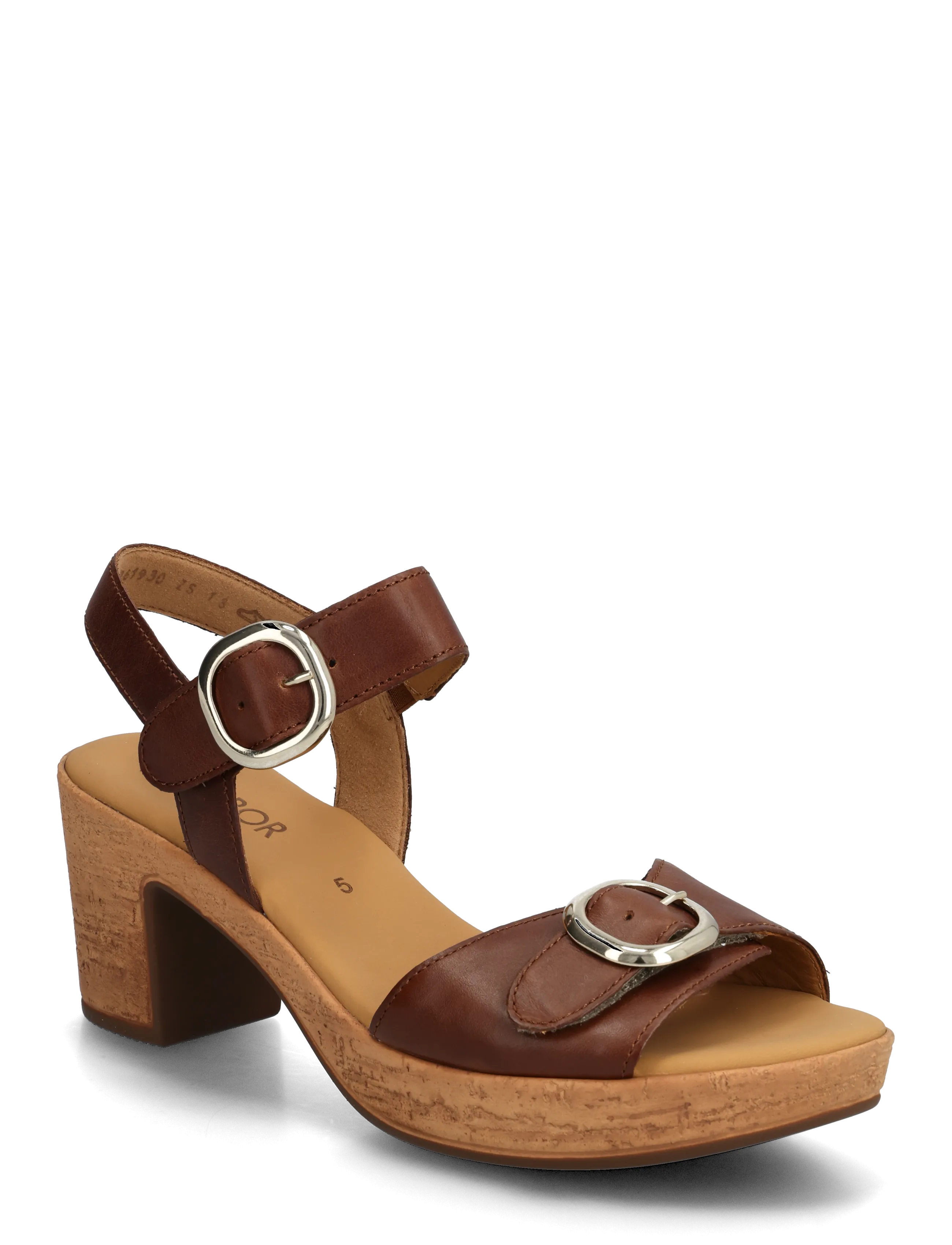 Gabor Ankle-strap sandal - Jalanõud - COGNAC / brown