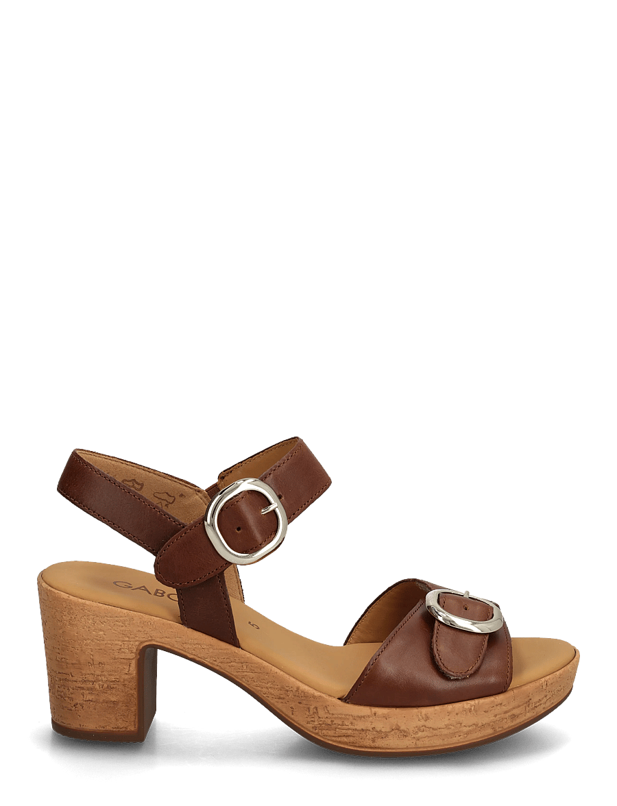 Gabor - Ankle-strap sandal - sandaletten - cognac - 1