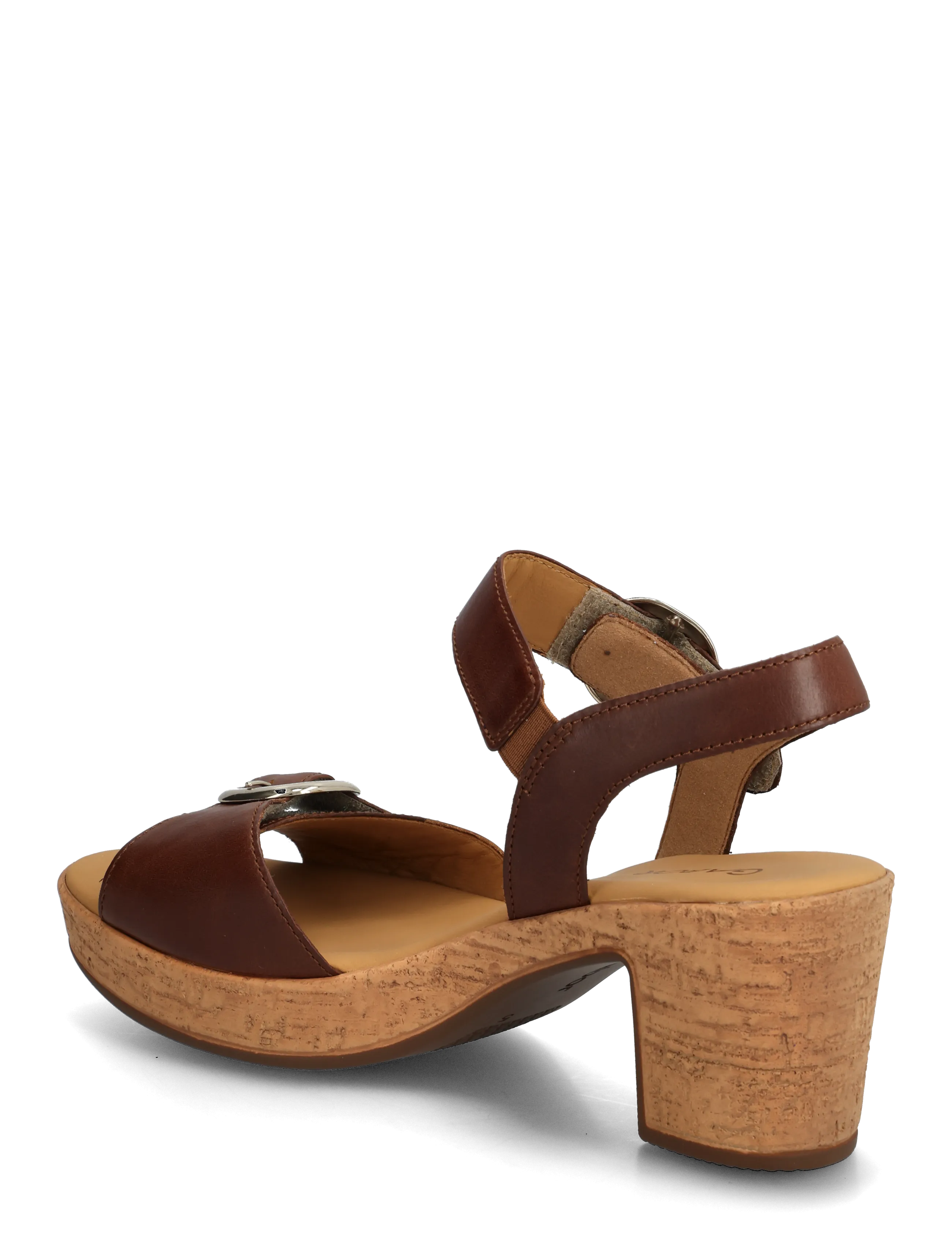 Gabor - Ankle-strap sandal - heeled sandals - cognac - 2