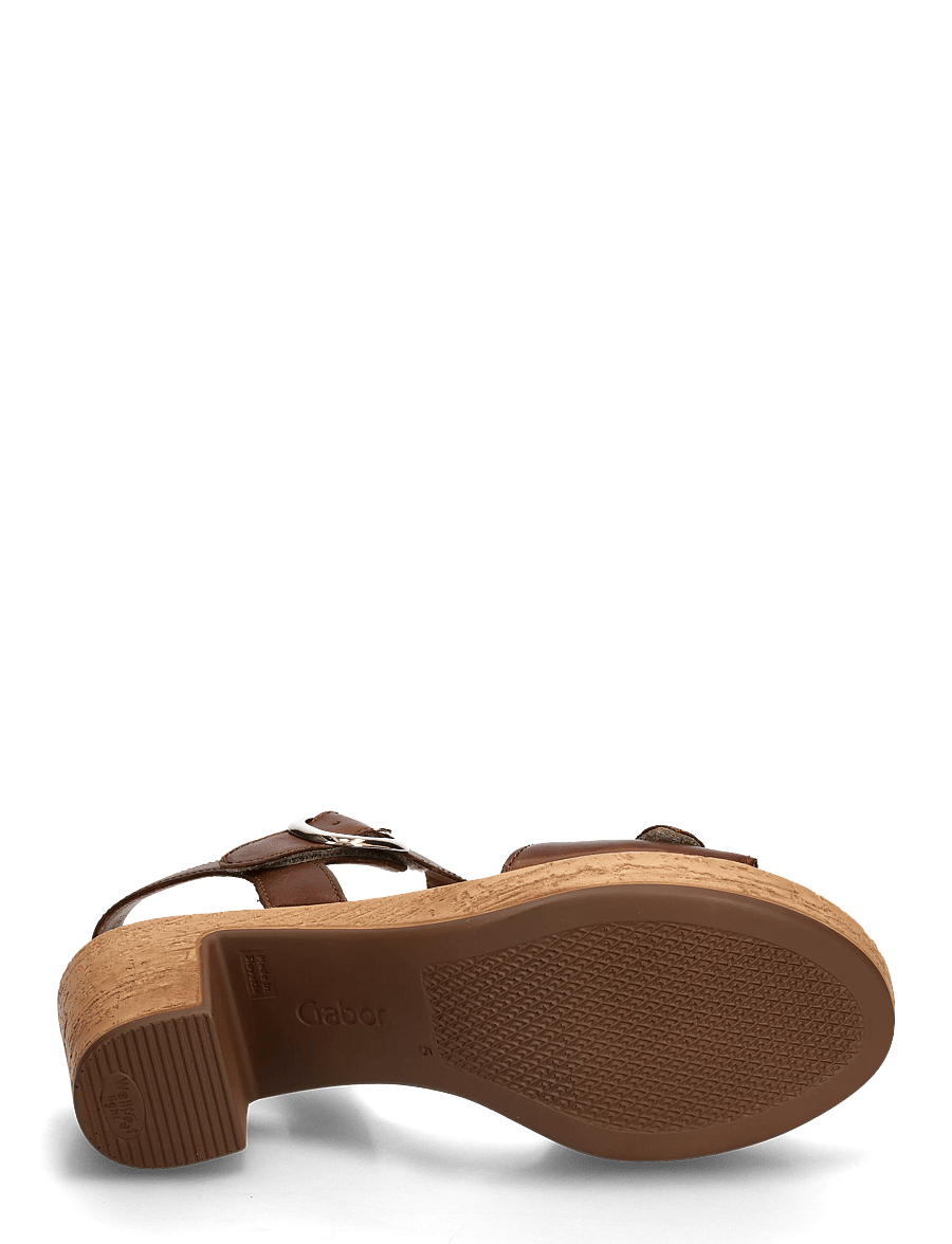 Gabor - Ankle-strap sandal - sandaletten - cognac - 4