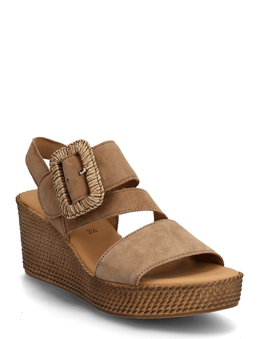 Gabor - Wedge sandal - kiilkontsaga kingad - camel - 0