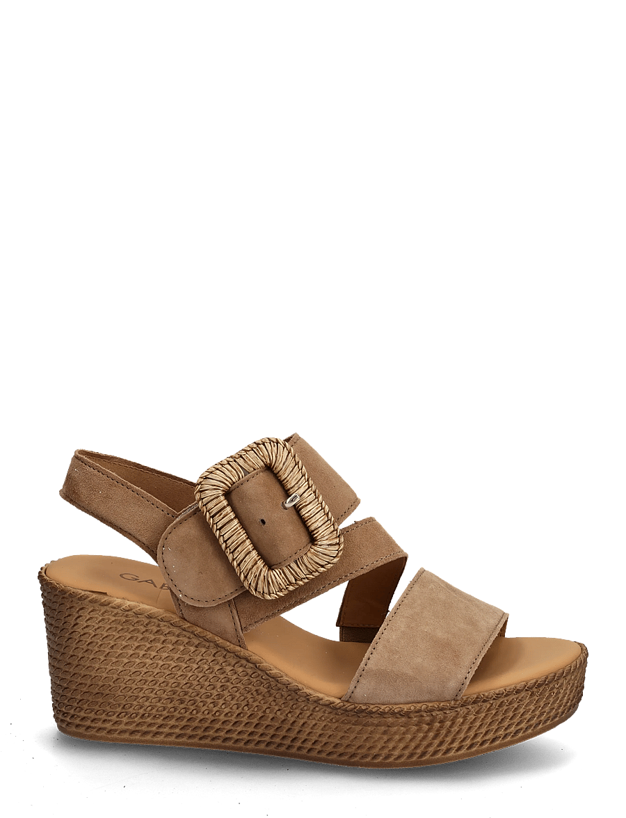 Gabor - Wedge sandal - kiilkontsaga kingad - camel - 1