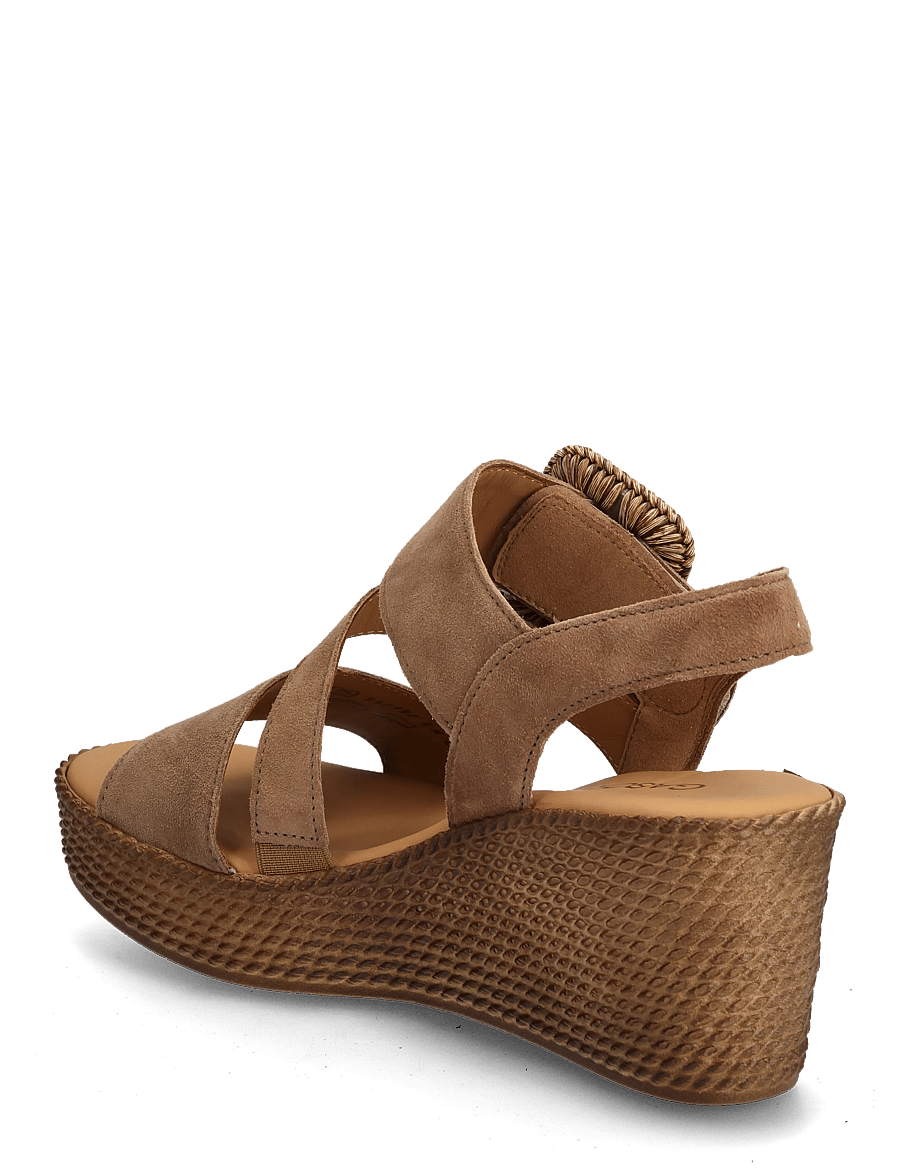 Gabor - Wedge sandal - kiilkontsaga kingad - camel - 2