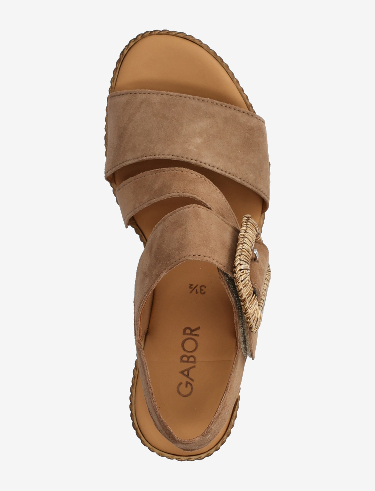 Gabor - Wedge sandal - sandaler med hæl - camel - 3
