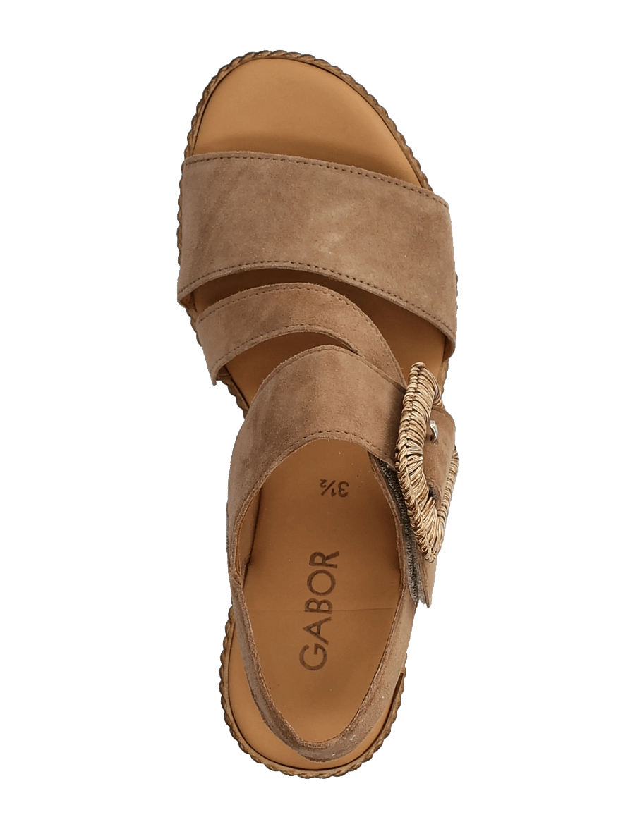 Gabor - Wedge sandal - kiilkontsaga kingad - camel - 3