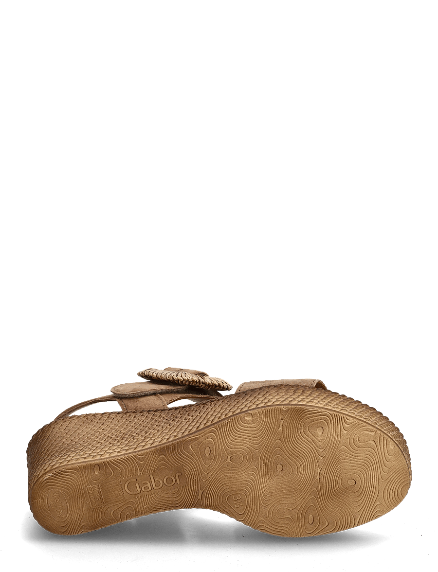 Gabor - Wedge sandal - kiilkontsaga kingad - camel - 4