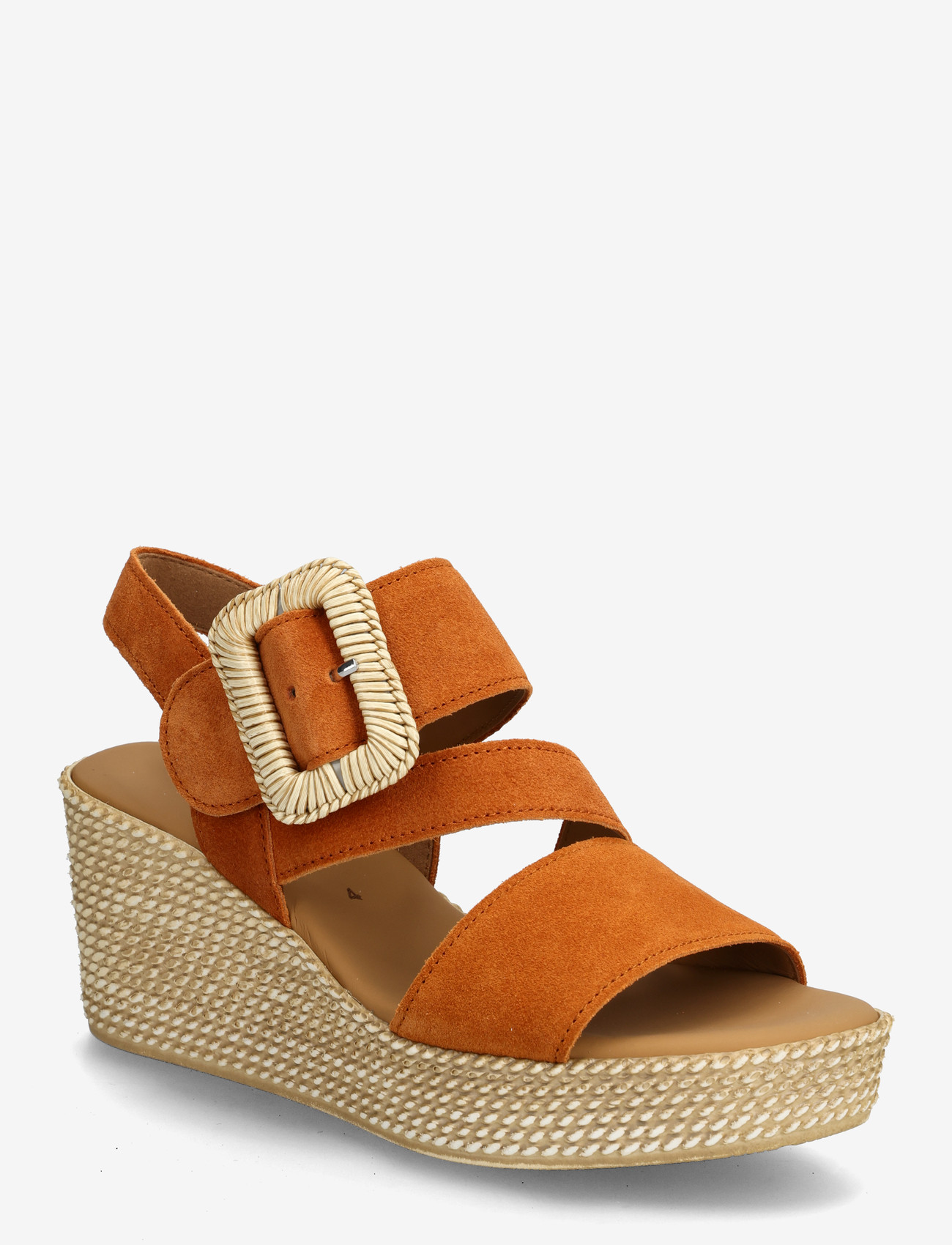 Gabor - Wedge sandal - sandaler med hæl - warm orange - 0