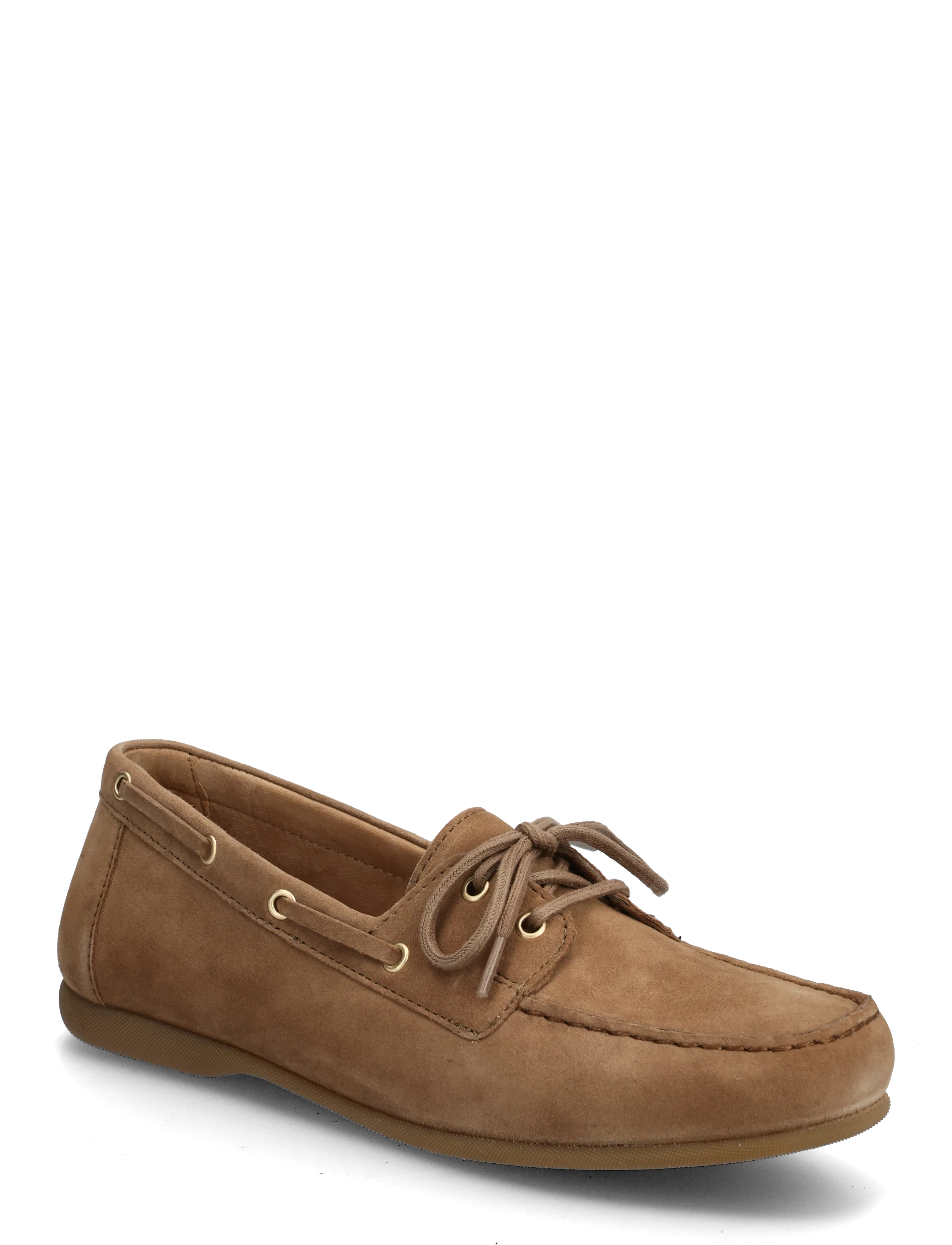 Gabor Laced Moccasin Shoe, 40.5, Gold, Sko > Bådsko, Dame