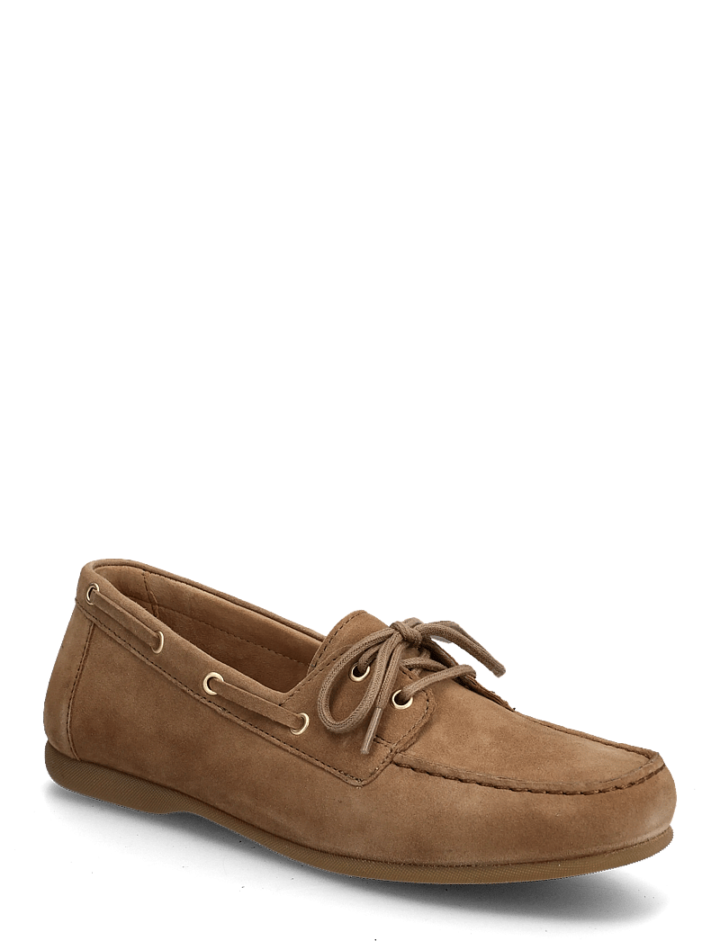 Gabor - Laced moccasin shoe - camel - 0