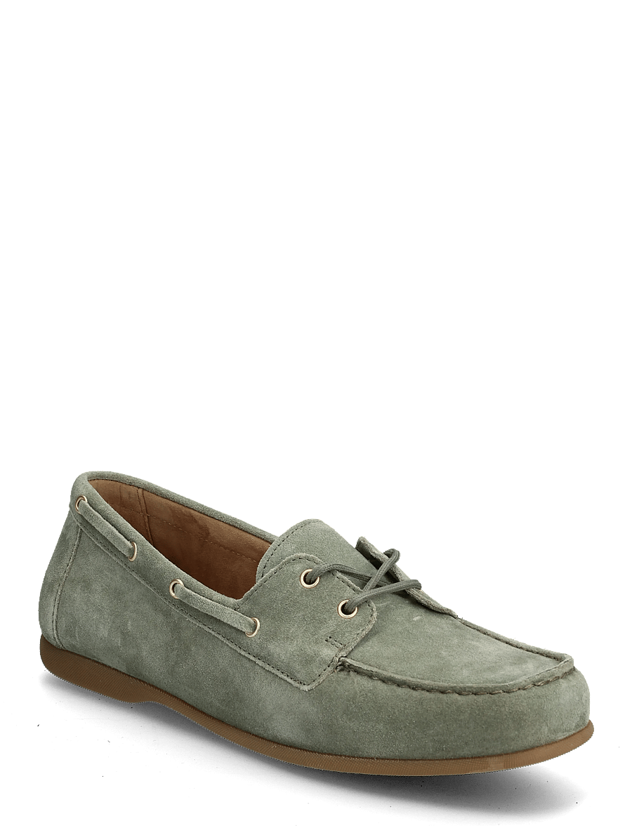 Gabor - Laced moccasin shoe - purjehduskengät - soft green - 0