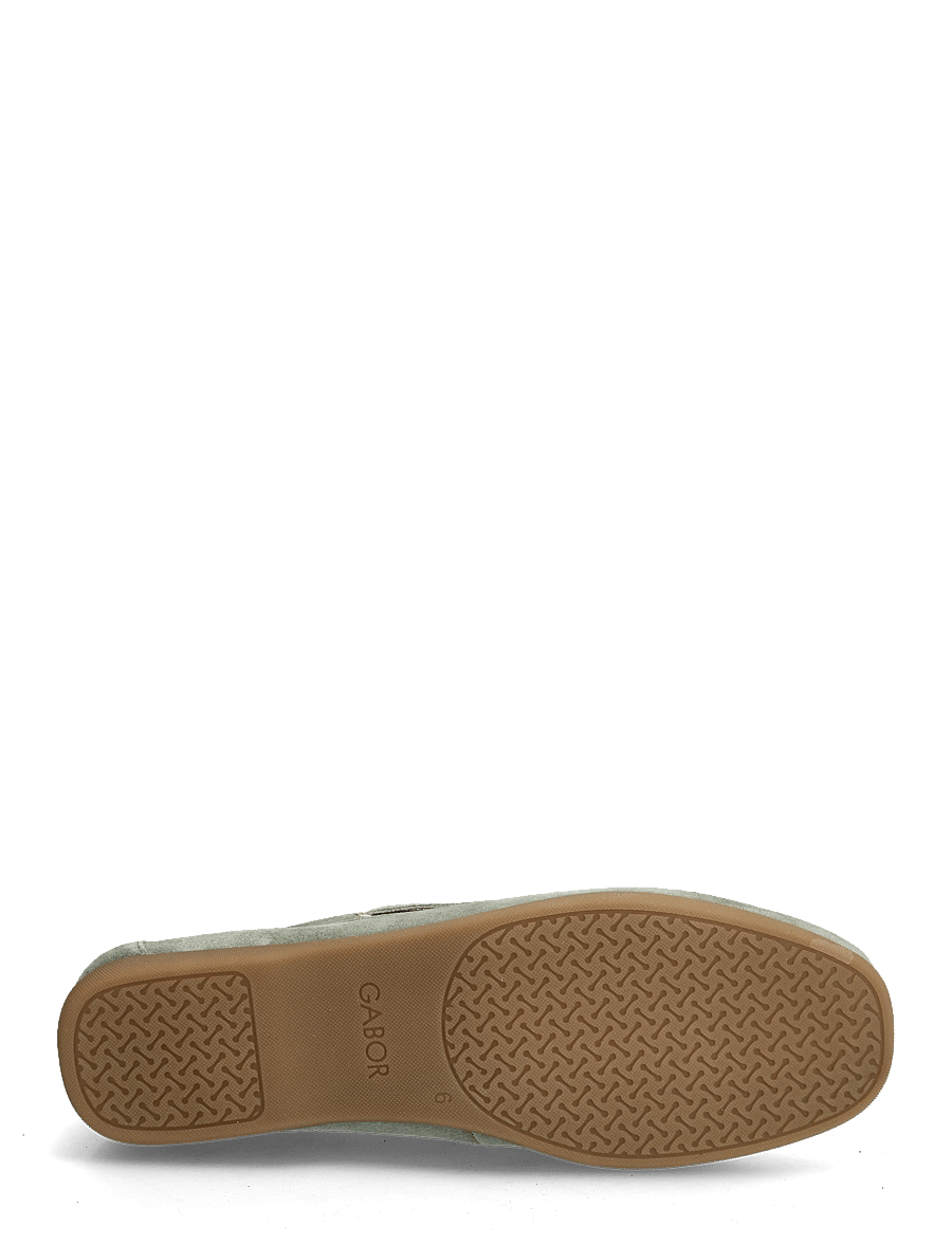 Gabor - Laced moccasin shoe - purjehduskengät - soft green - 4