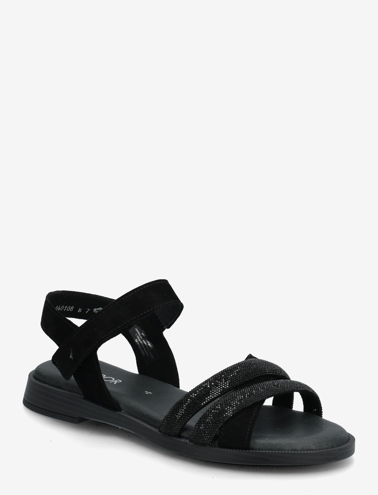 Gabor - Flat sandal - flat sandals - black - 0