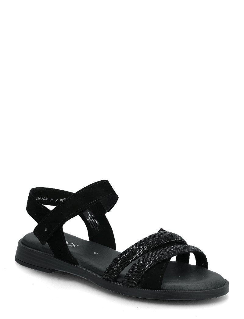 Gabor - Flat sandal - flache sandalen - black - 0