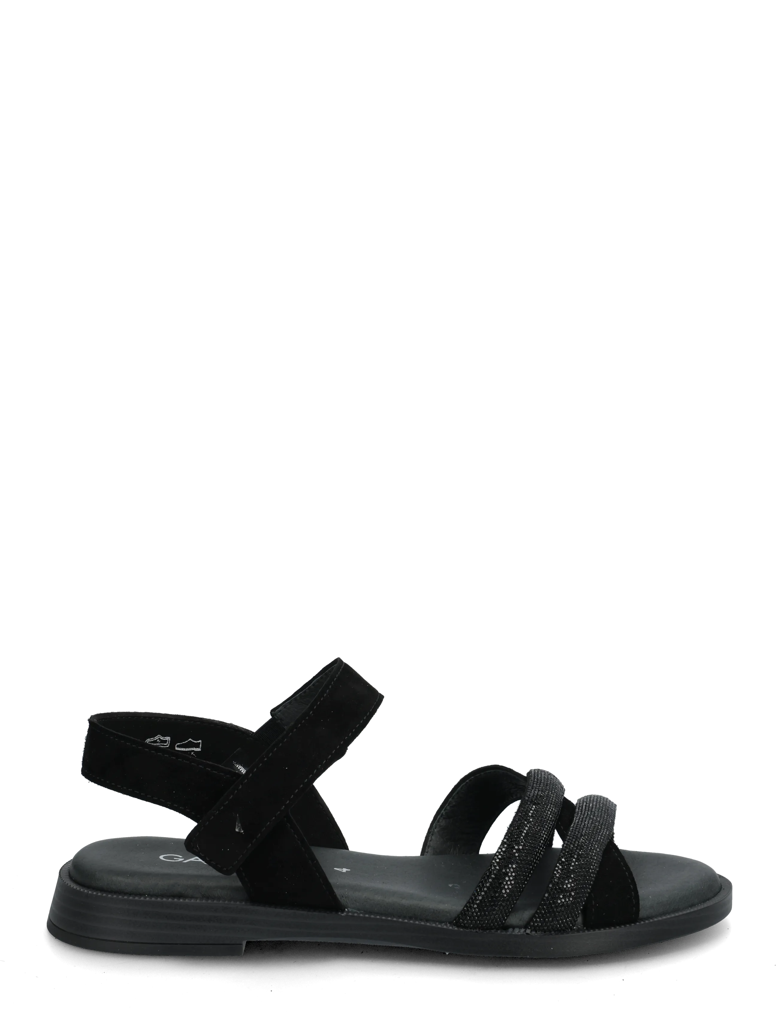 Gabor - Flat sandal - flat sandals - black - 1