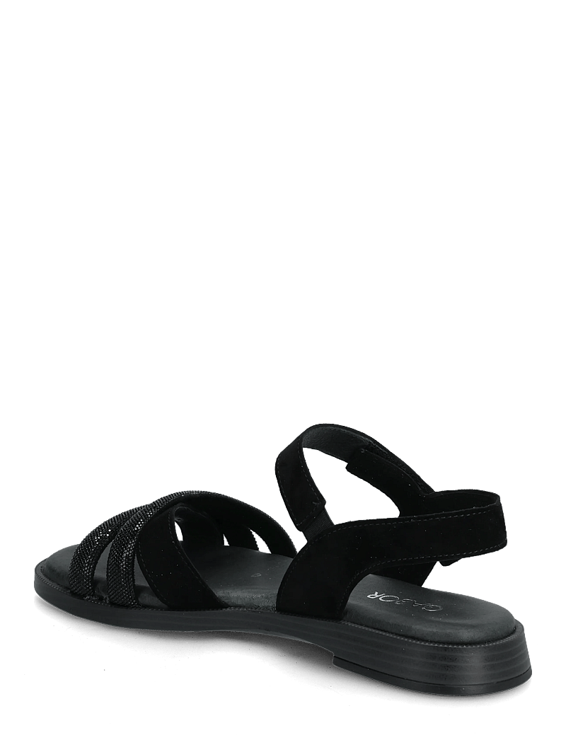 Gabor - Flat sandal - flache sandalen - black - 2