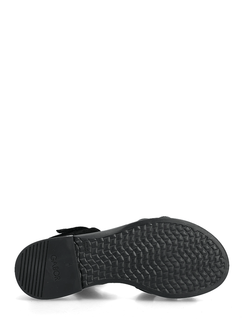 Gabor - Flat sandal - flache sandalen - black - 4