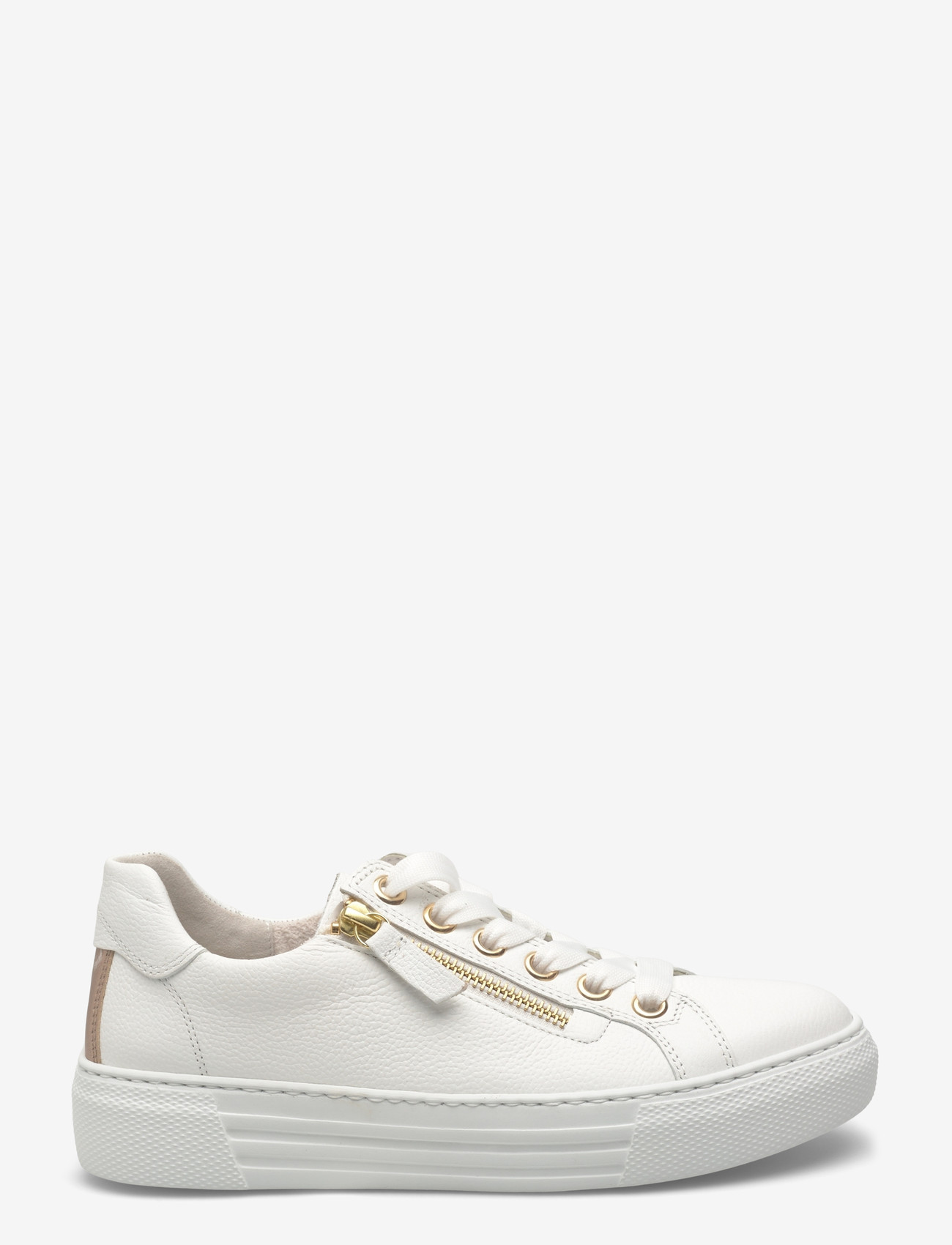 Gabor - Sneaker - niedrige sneakers - white, gold - 1