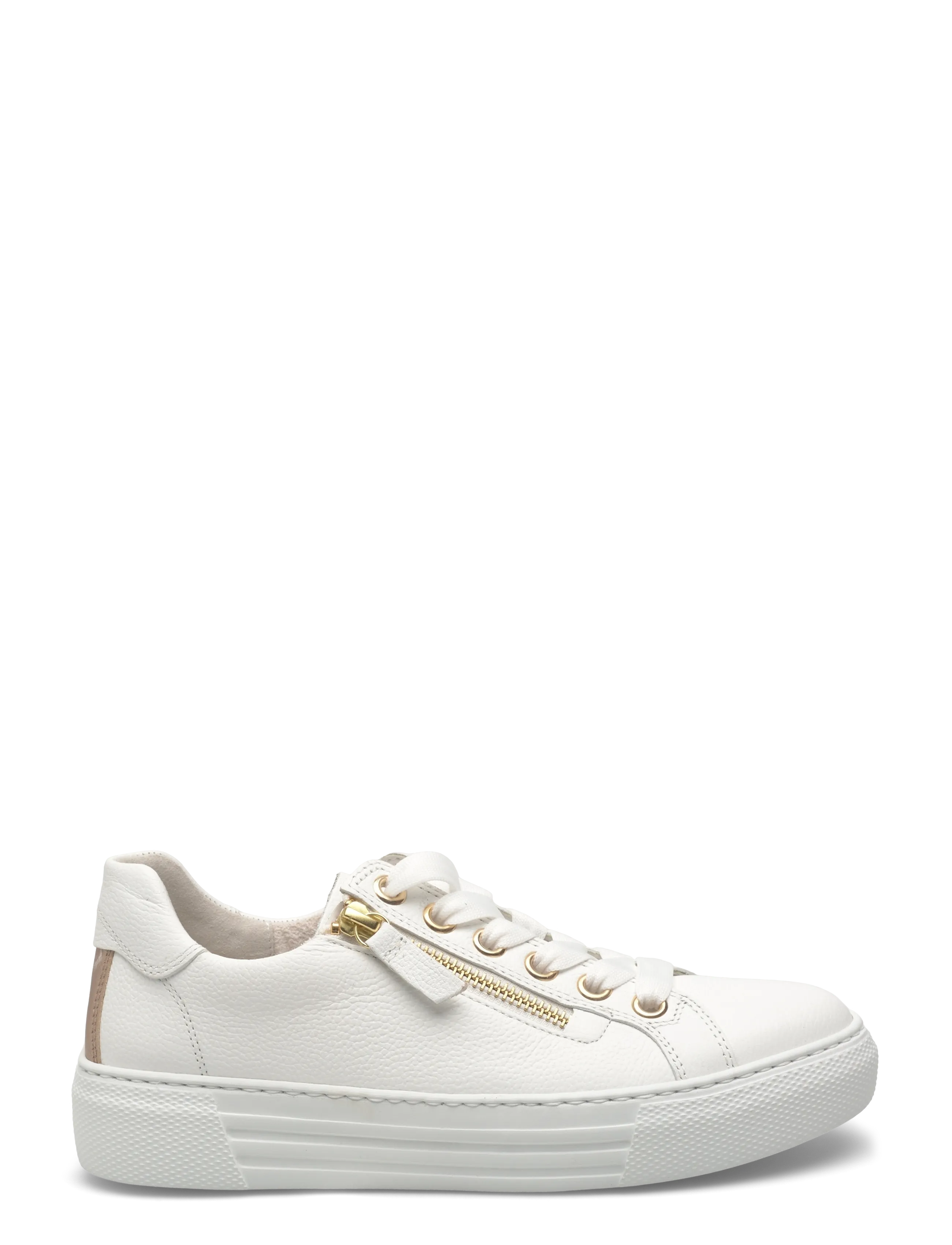 Gabor - Sneaker - kristības - white, gold - 1