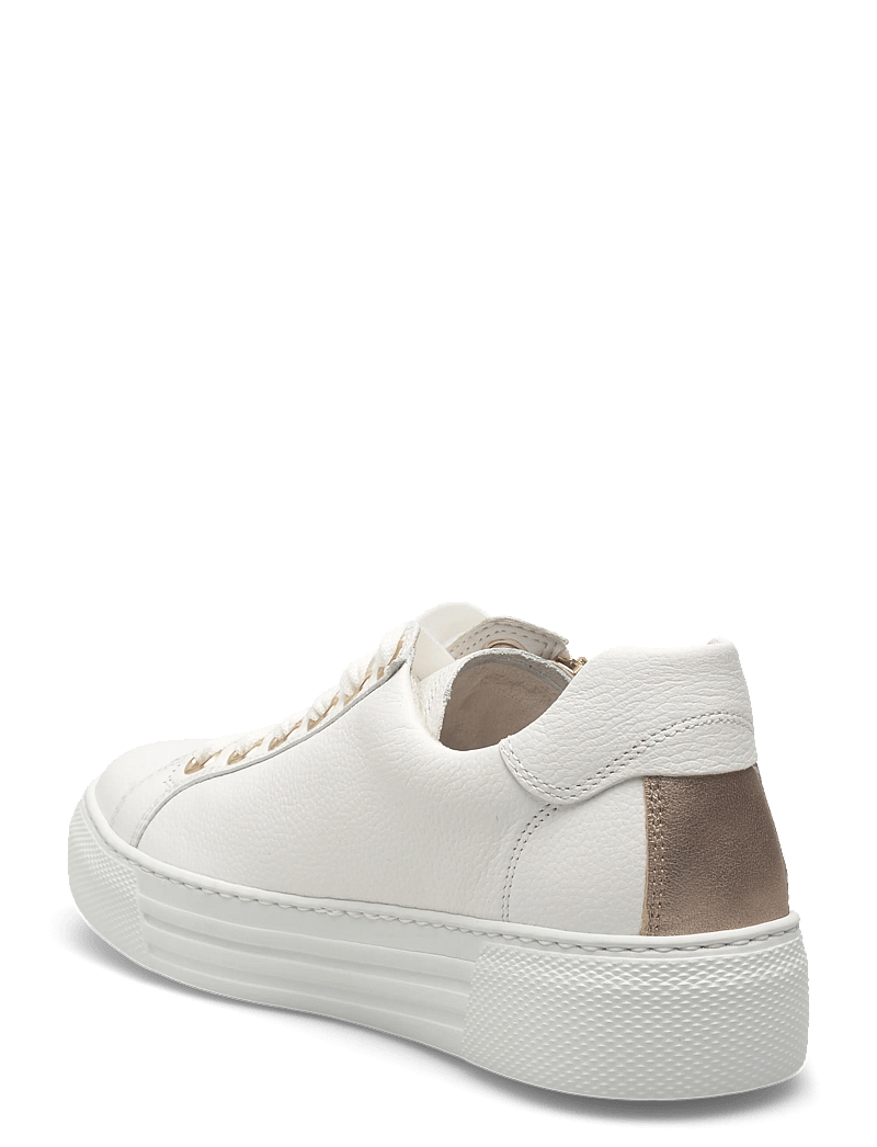 Gabor - Sneaker - niedrige sneakers - white, gold - 2