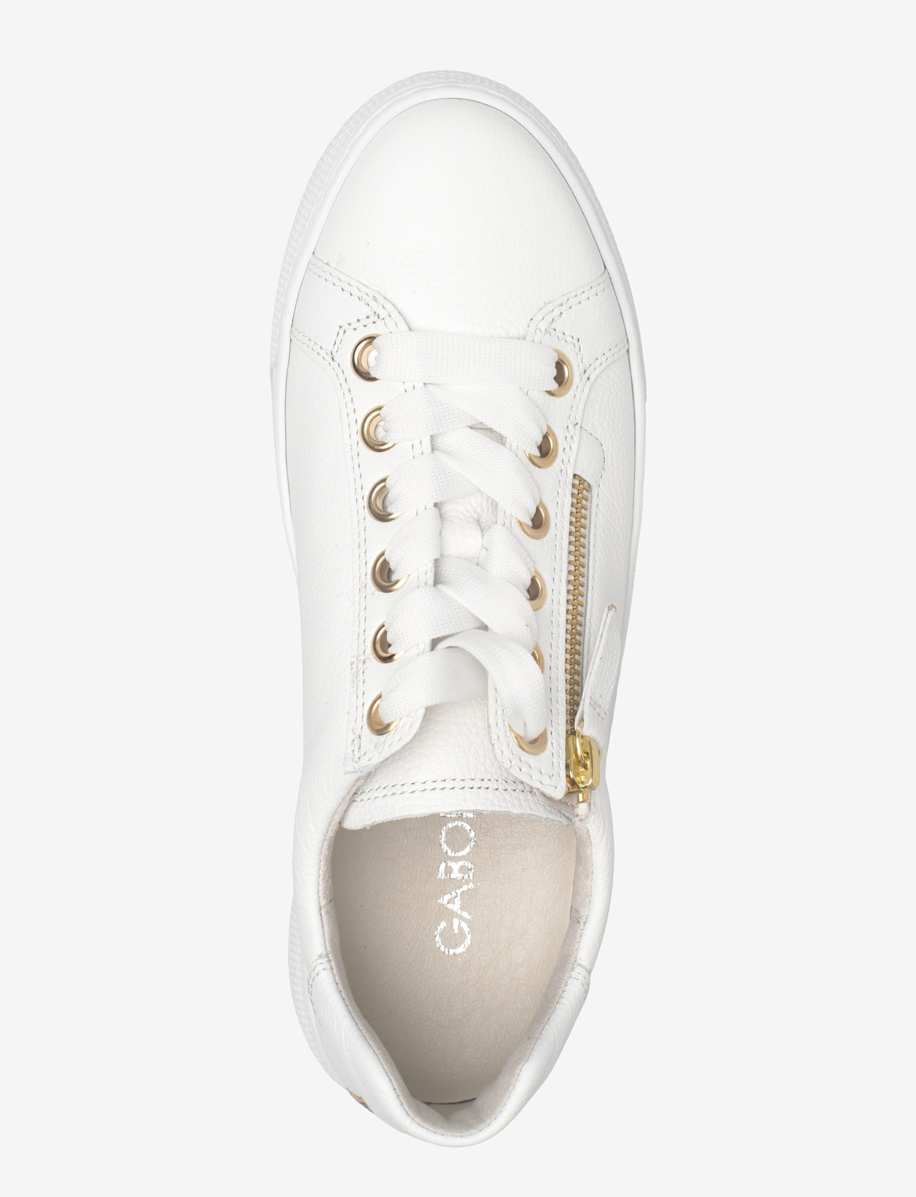 Gabor - Sneaker - niedrige sneakers - white, gold - 3