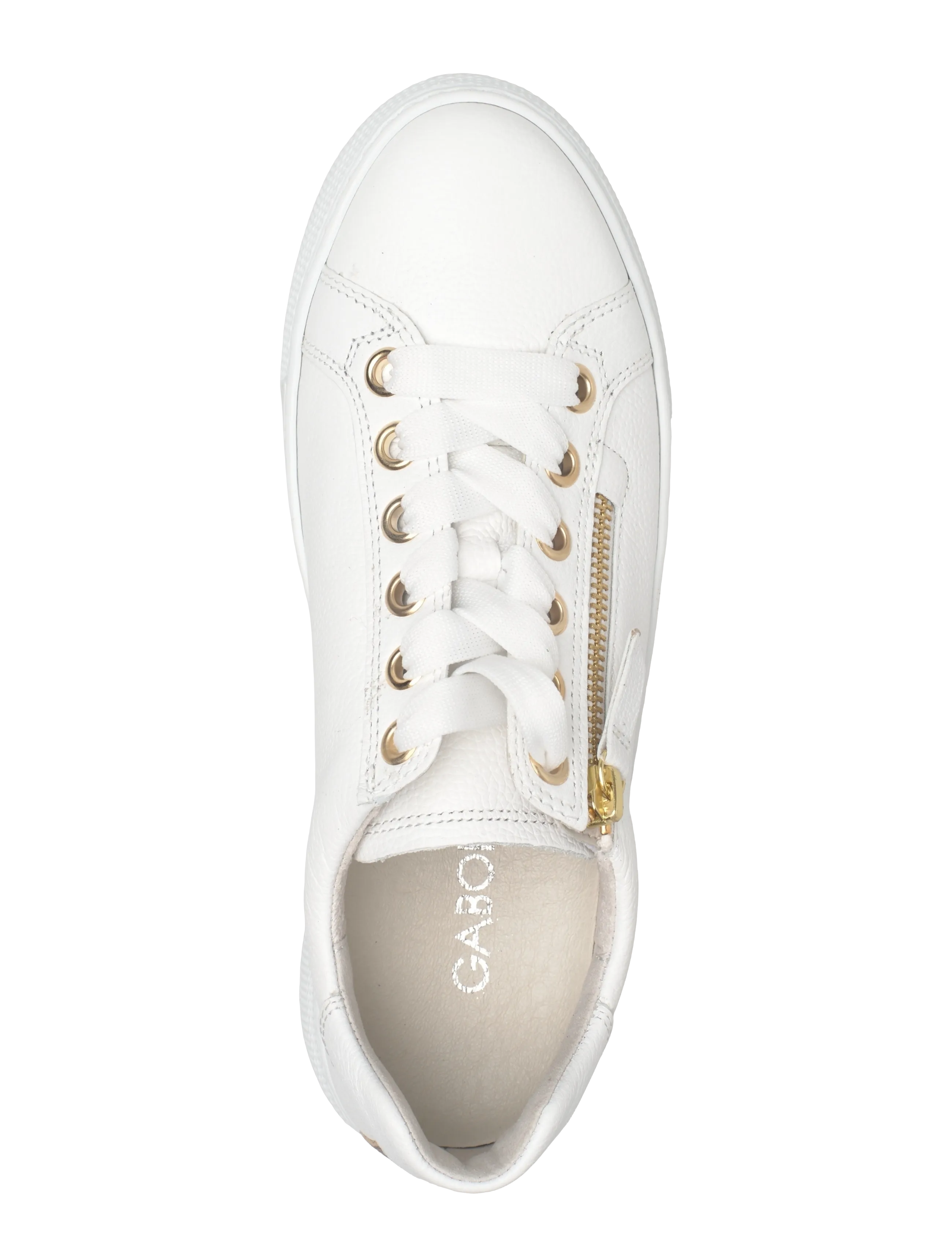 Gabor - Sneaker - kristības - white, gold - 3