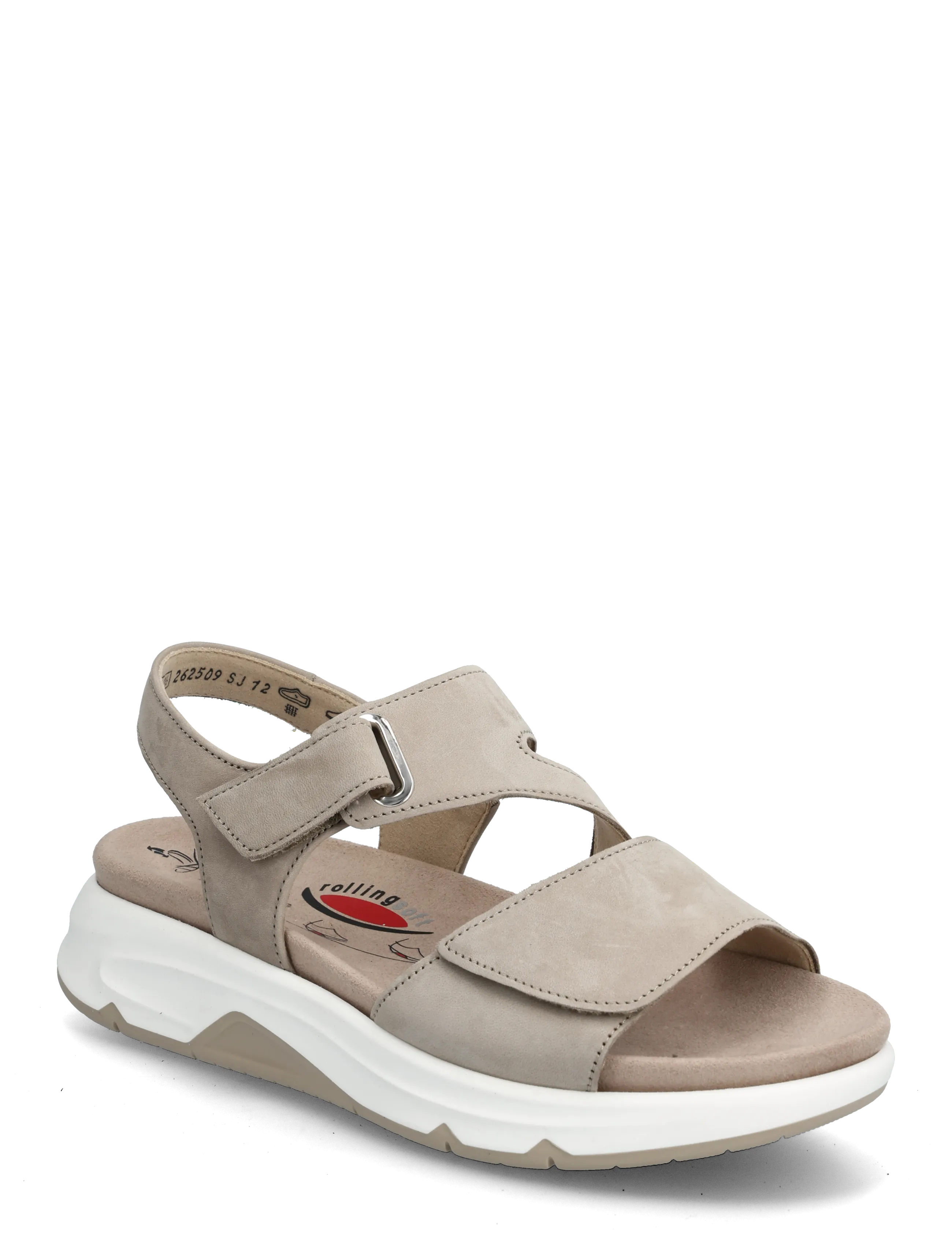 Gabor Rollingsoft Sandal, 37, White, Sandaler > Flade Sandals, Dame
