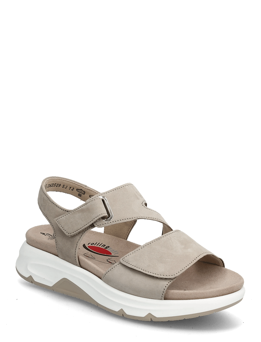 Gabor - rollingsoft sandal - madalad sandaalid - beige - 0