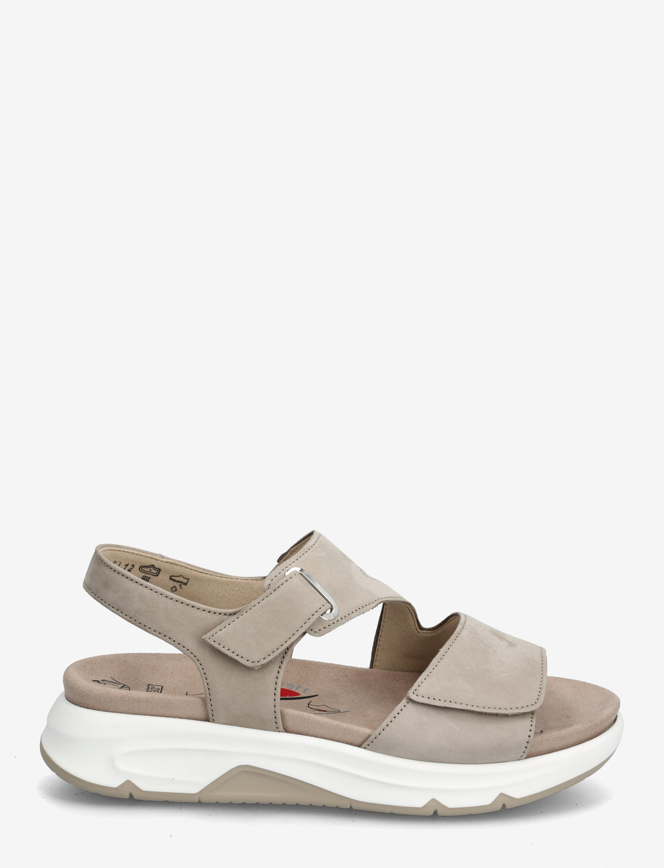 Gabor - rollingsoft sandal - flade sandaler - beige - 1