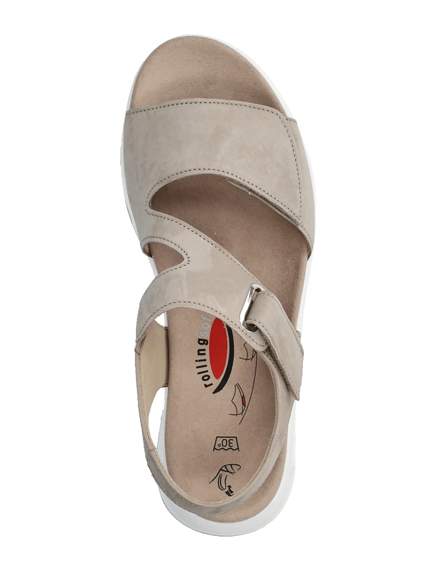 Gabor - rollingsoft sandal - madalad sandaalid - beige - 3