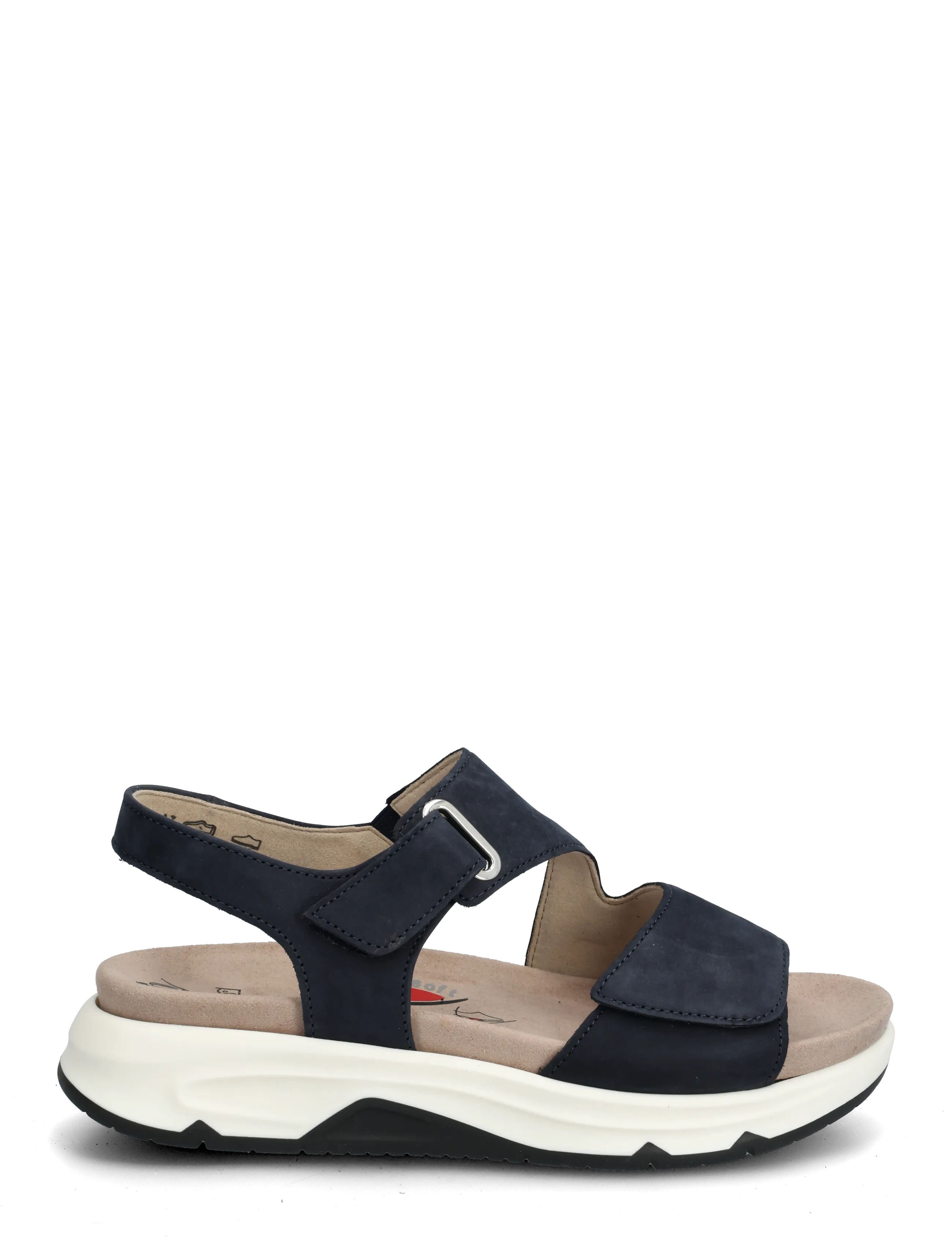 Gabor - rollingsoft sandal - flade sandaler - dark blue - 1