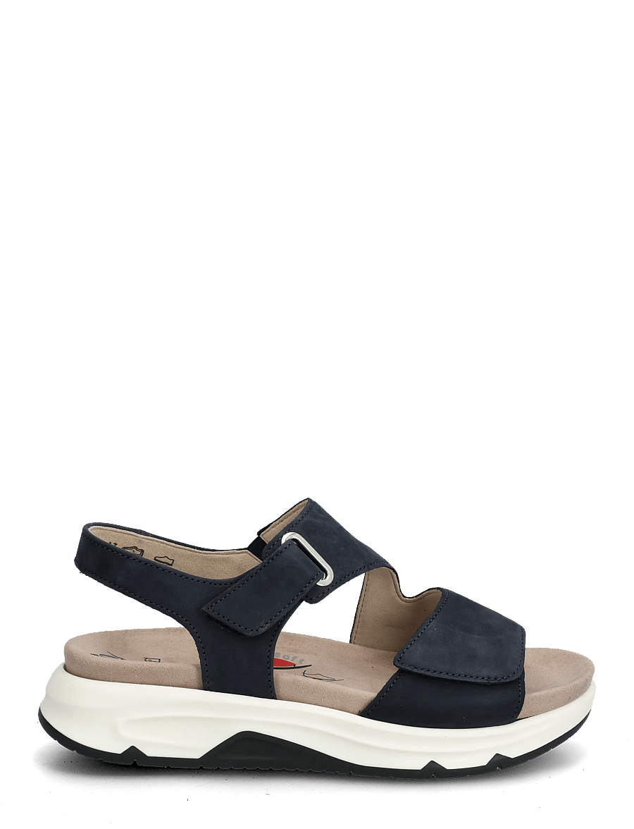 Gabor - rollingsoft sandal - flade sandaler - dark blue - 1