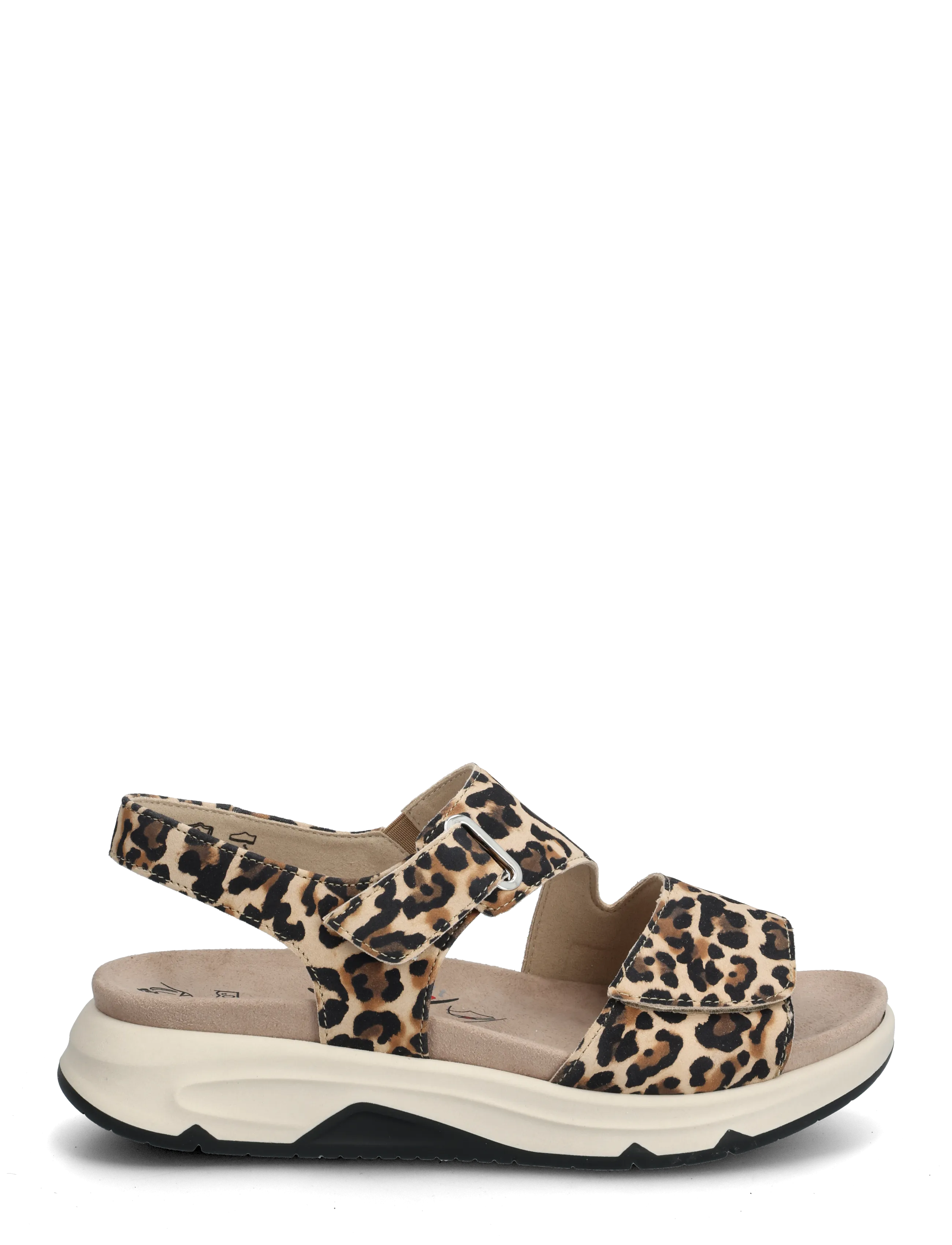 Gabor - rollingsoft sandal - flade sandaler - leopard - 1