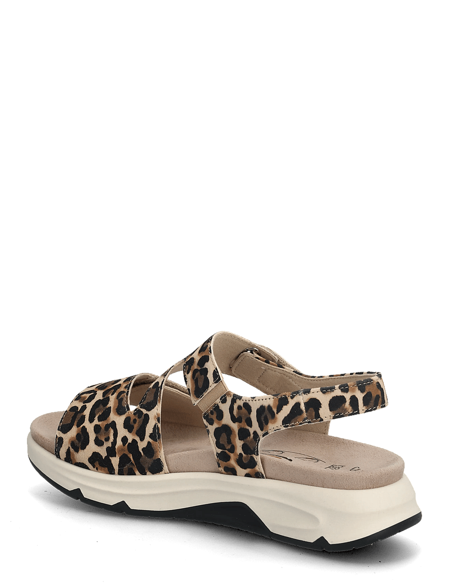 Gabor - rollingsoft sandal - flade sandaler - leopard - 2