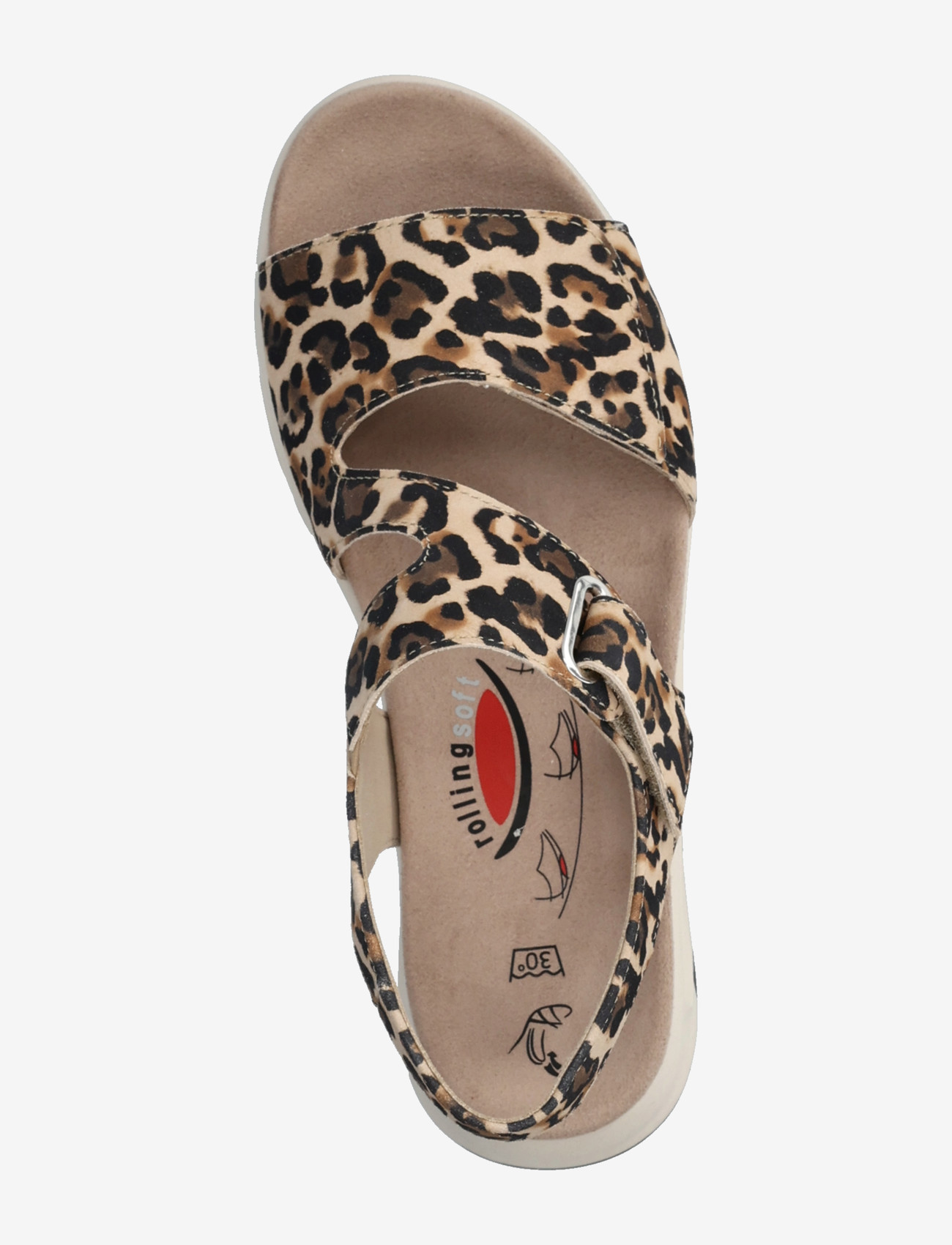Gabor - rollingsoft sandal - kontsata sandaalid - leopard - 3
