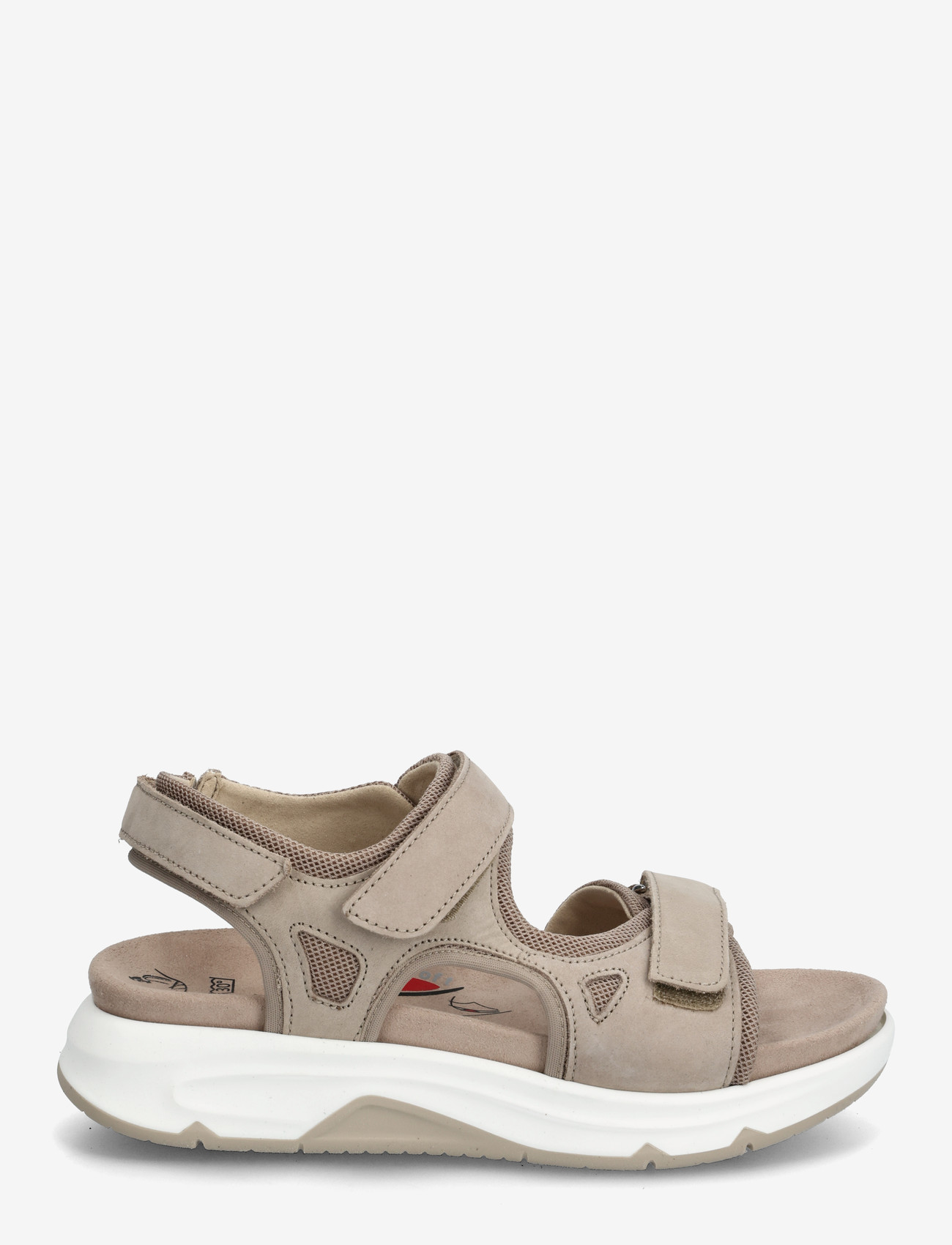 Gabor - rollingsoft sandal - sandaler & tøfler - beige - 1