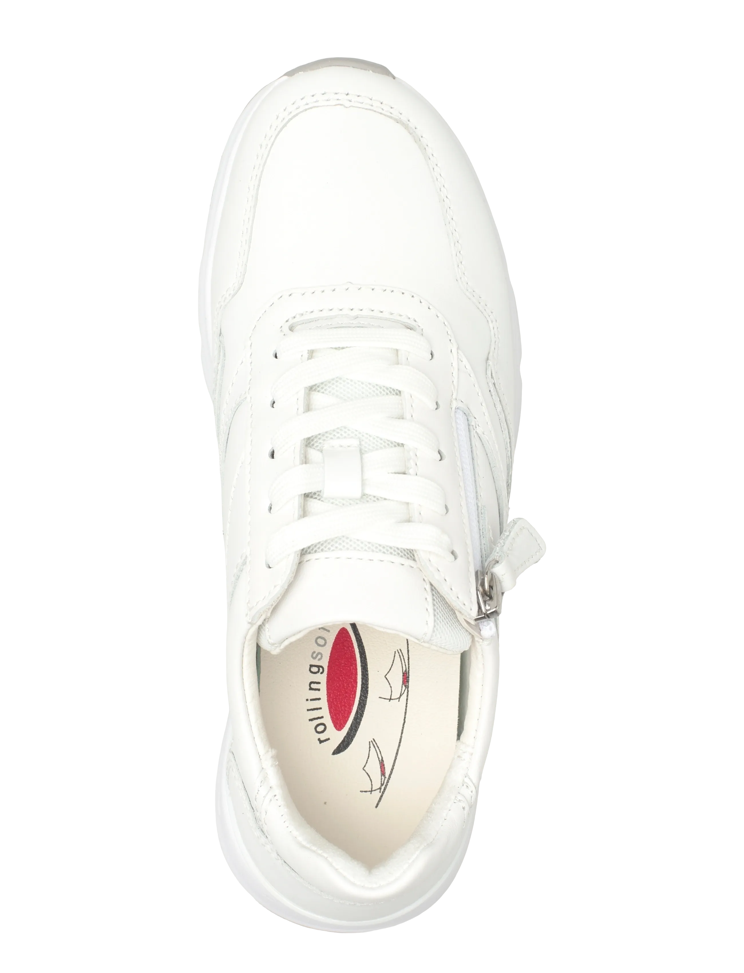 Gabor - rollingsoft sneaker - sneaker - white - 3