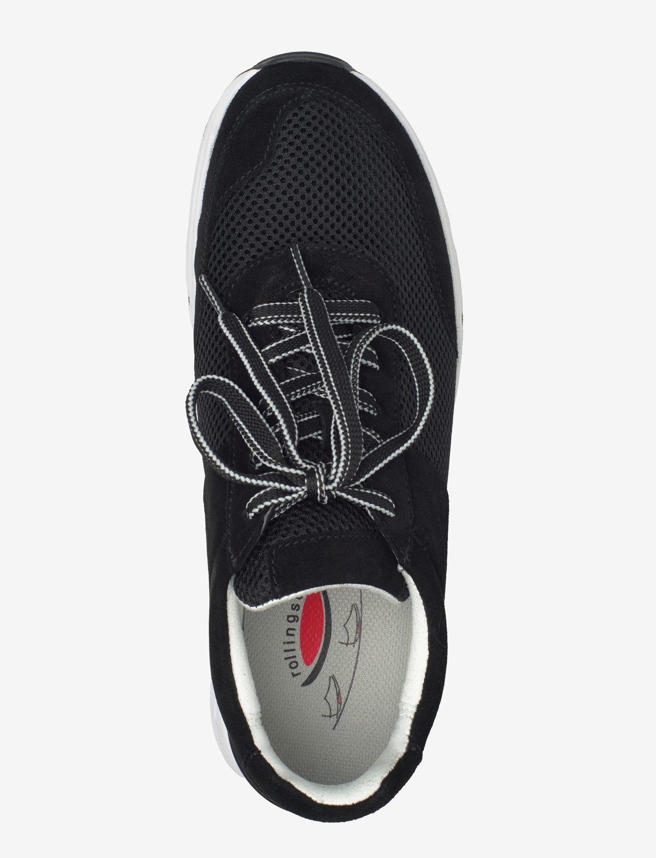 Gabor - rollingsoft sneaker - lave sneakers - black - 3