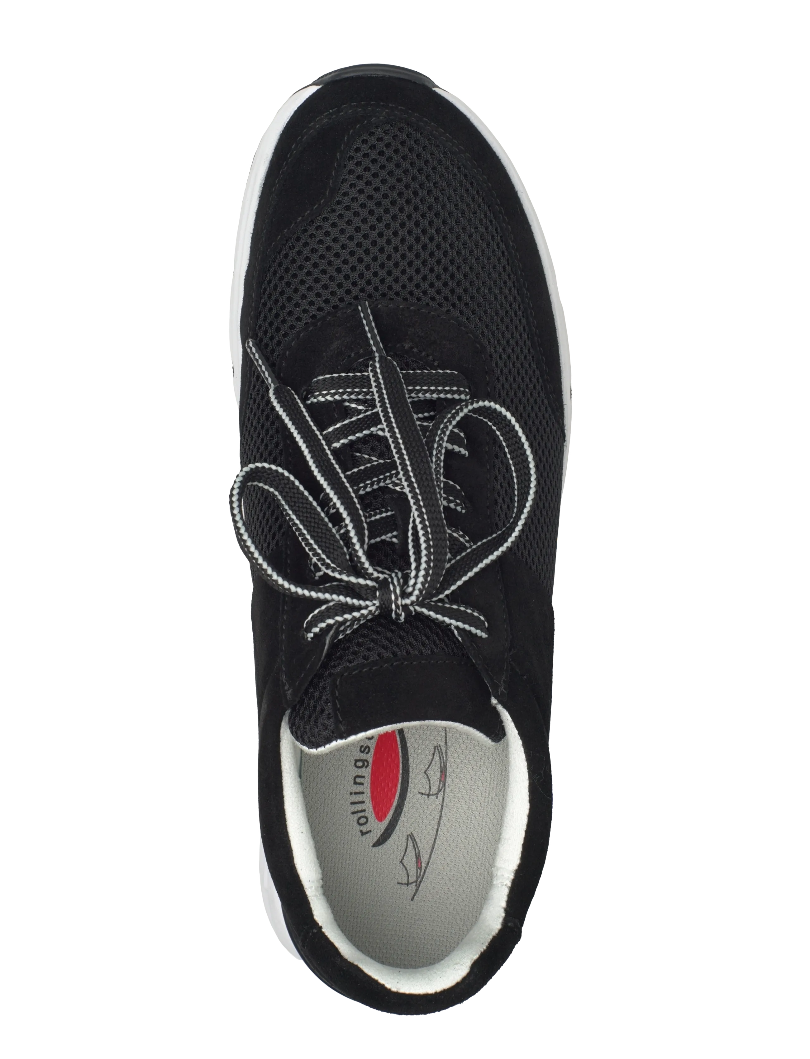Gabor - rollingsoft sneaker - sneaker - black - 3